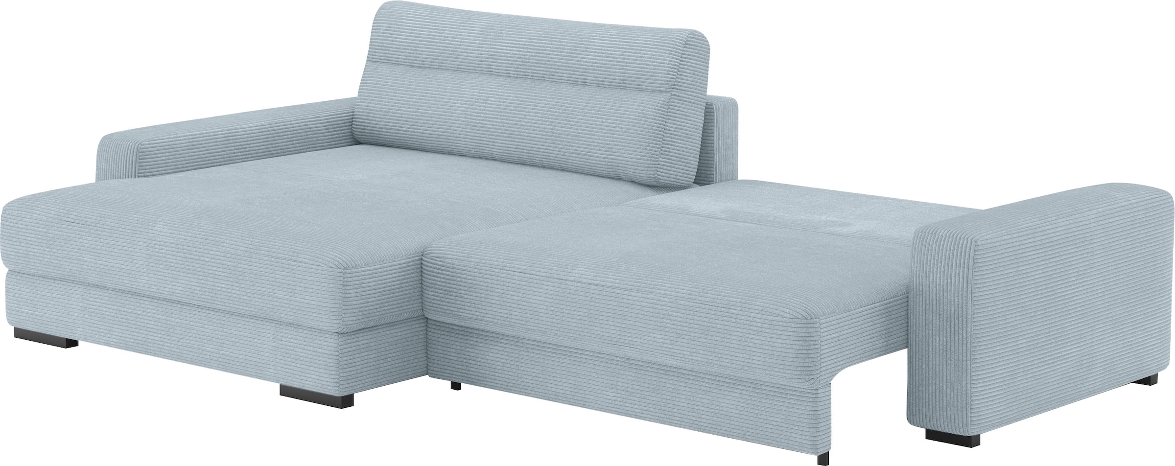 Mr. Couch Ecksofa »Marcello DuraFlex L-Form«, EasyBett, Bettkasten, Kaltschaumpolsterung, bis 140 kg belastbar