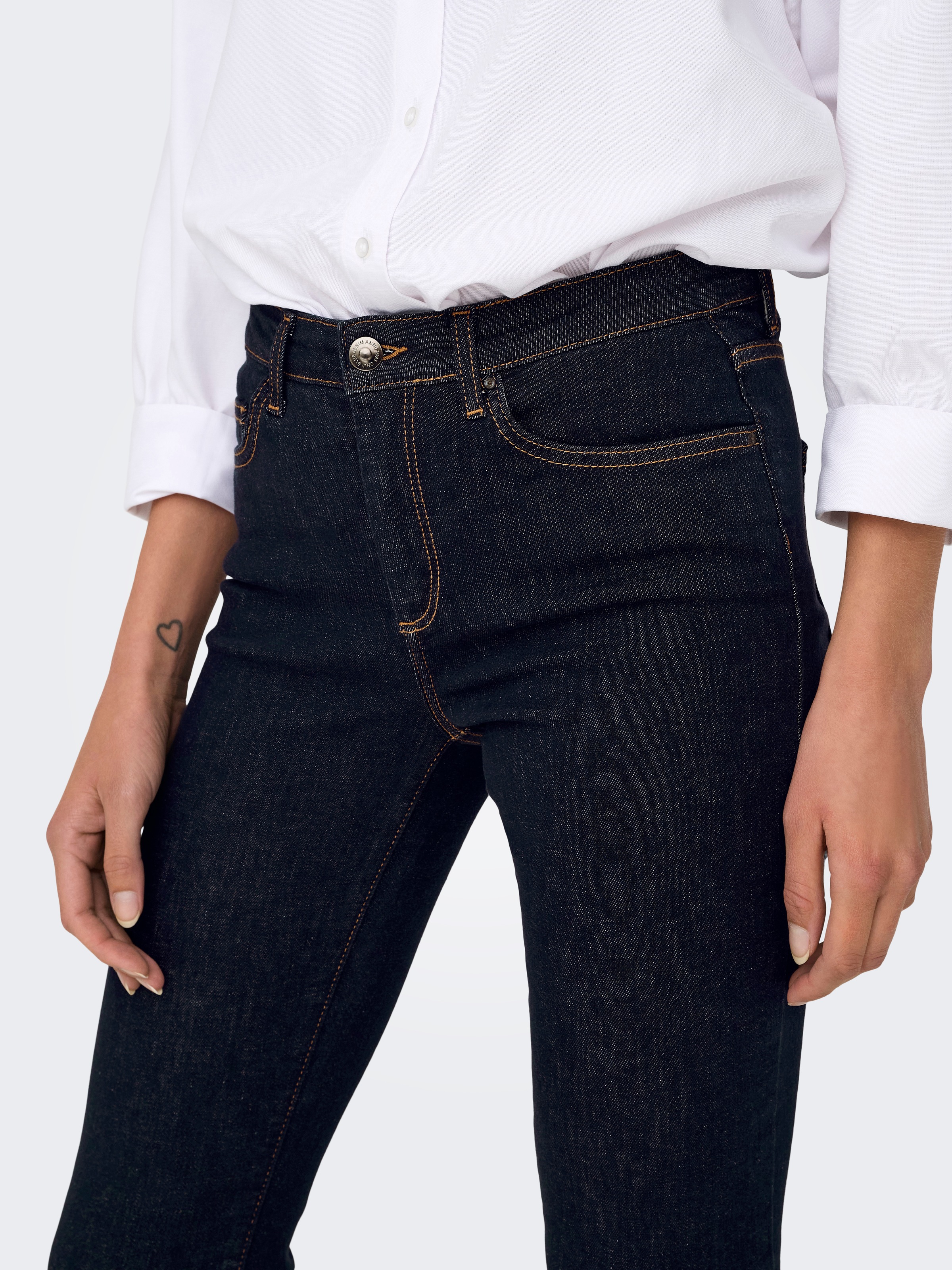 ONLY Skinny-fit-Jeans »ONLBLUSH MID FL STAYBLUE DNM REA023NOOS«