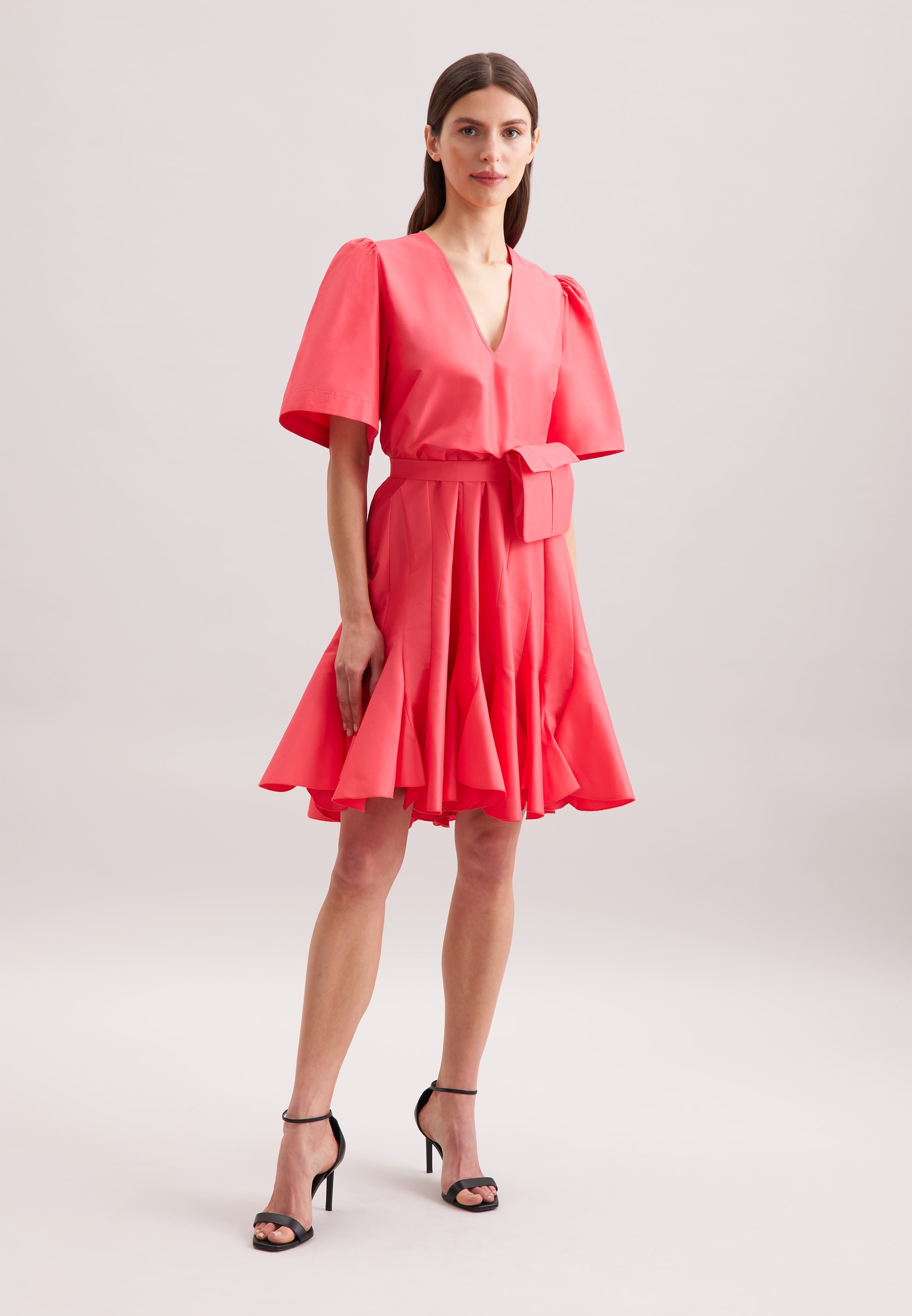 Image of seidensticker Sommerkleid "Schwarze Rose" V-Neck Uni