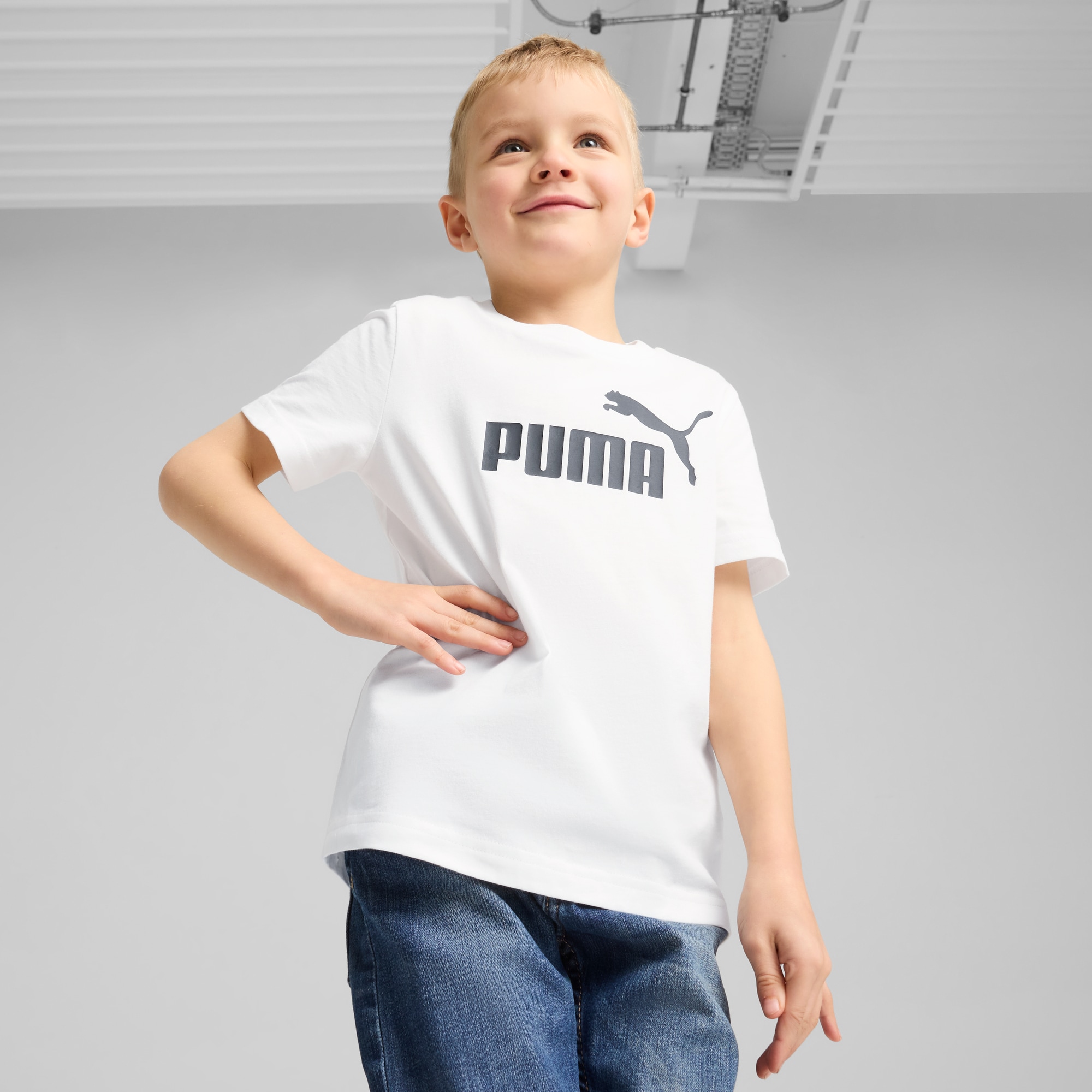 Image of PUMA T-Shirt "ESS NO 1 LOGO TEE PS" Kurzarm, mit Rundhalsausschnitt, für Sportmode
