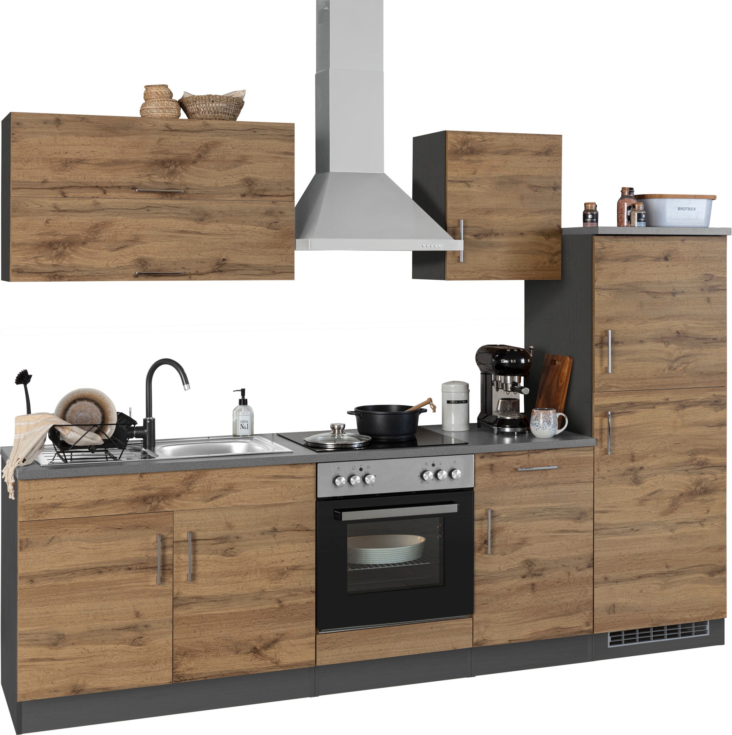 KOCHSTATION Kitchenette »KS-Colmar« sans appareils électriques, largeur 270 cm