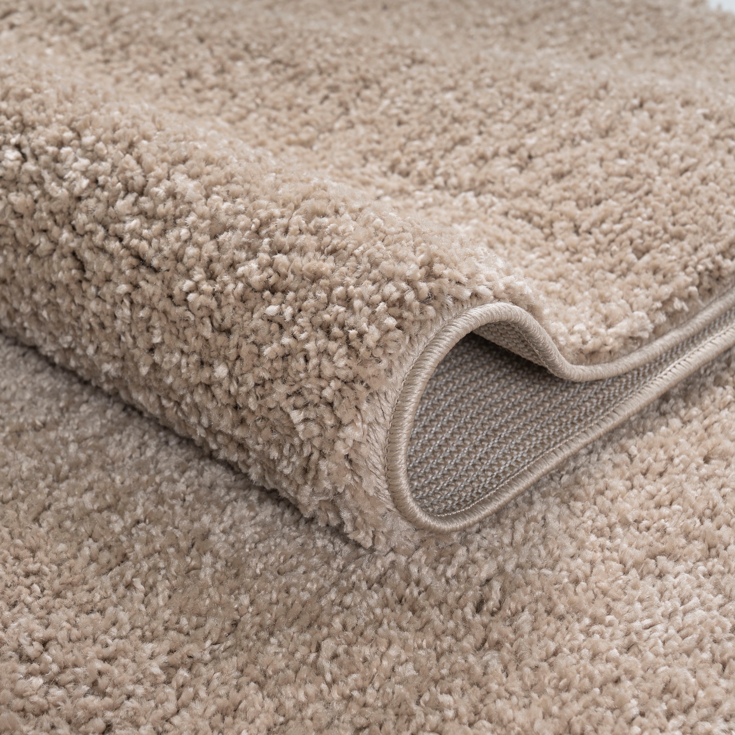 Home affaire Hochflor-Teppich »Viva«, rechteckig, 45 mm Höhe, Uni Farben, einfarbig, besonders weich und kuschelig