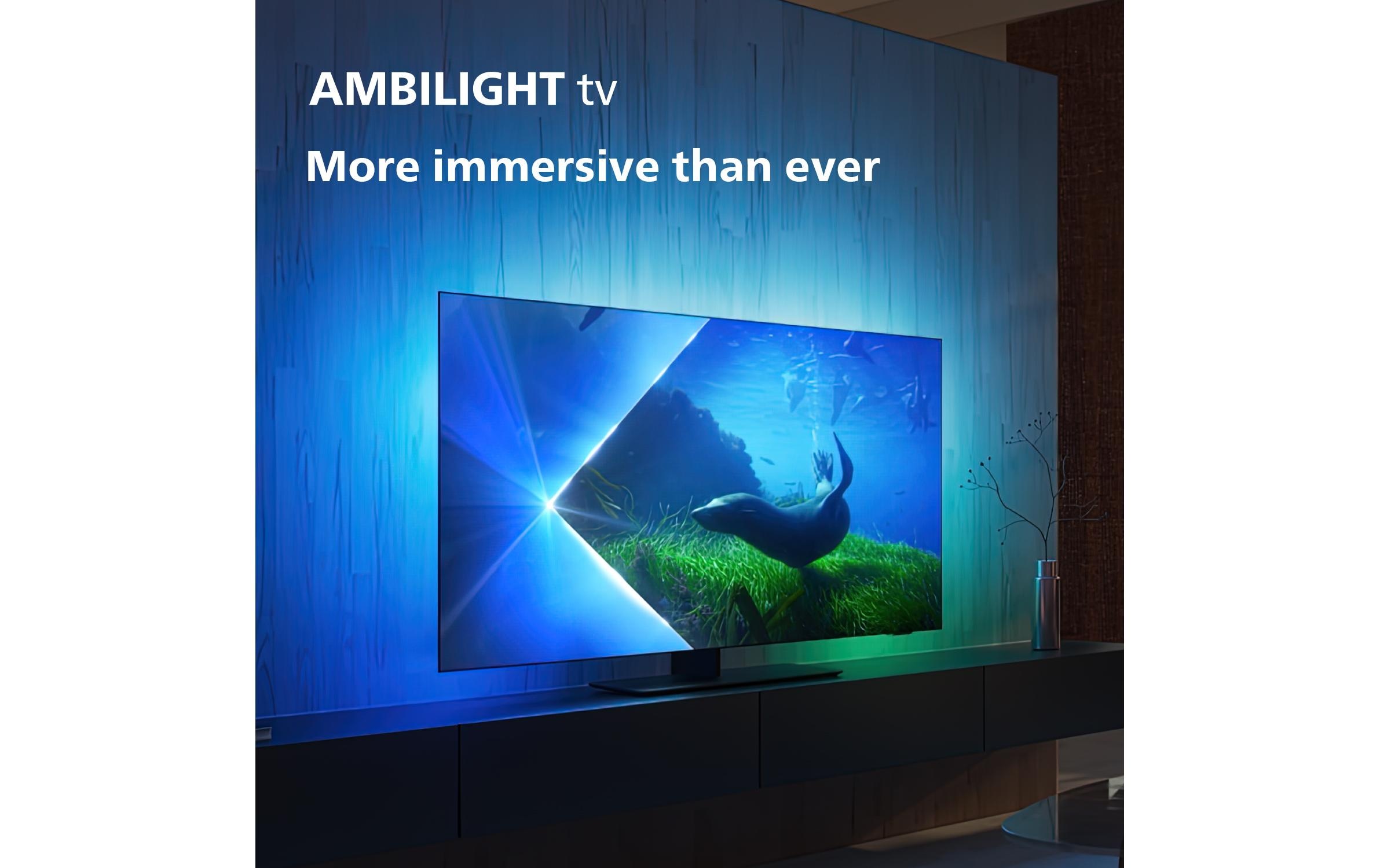 Philips OLED-Fernseher »48OLED808/12 48 3840 x 2160 (Ultra HD 4K), OLED«, 121 cm/48 Zoll, 4K Ultra HD, Google TV
