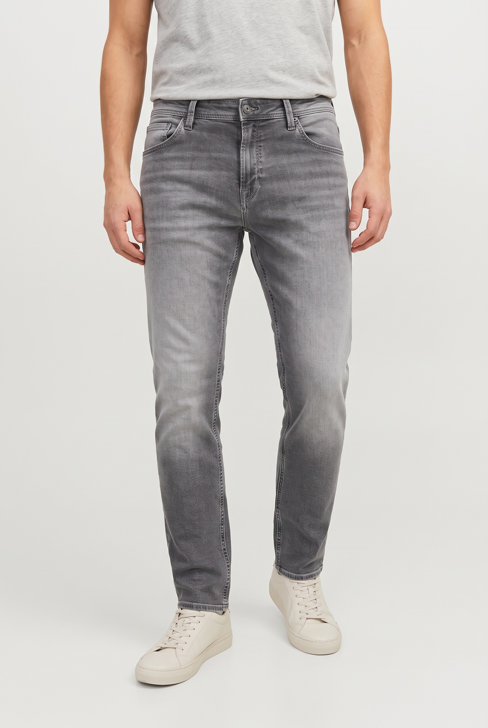 Image of Jack & Jones Comfort-fit-Jeans "JJIMIKE JJFOX I.K ST" Baumwollmischung, comfort fit