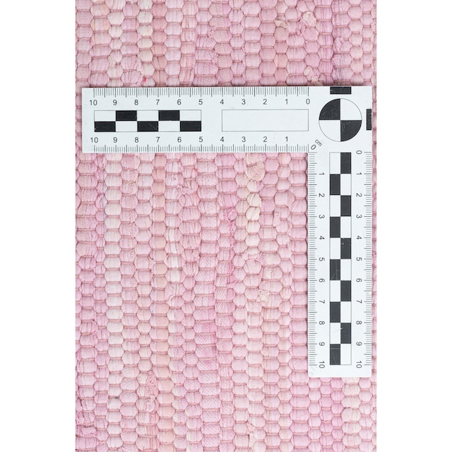 THEKO Teppich »Happy Cotton«, rechteckig, Handweb Teppich, Flachgewebe, reine  Baumwolle, handgewebt, mit Fransen Trouver sur