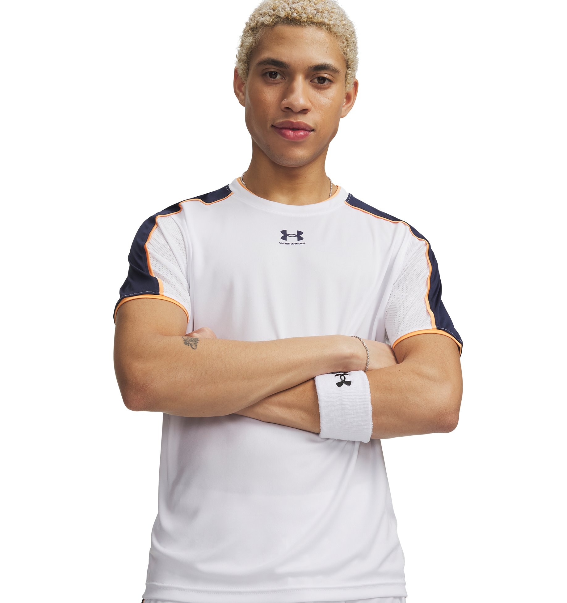 Image of Under Armour Trainingsshirt "UA M CHALLENGER TRAIN SS" für Fussball und Training, sportlich, mit Mesh-Einsätzen