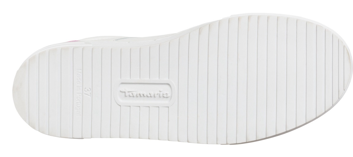 Tamaris Sneaker, mit praktischem Wechselfussbett, Freizeitschuh, Halbschuh, Schnürschuh