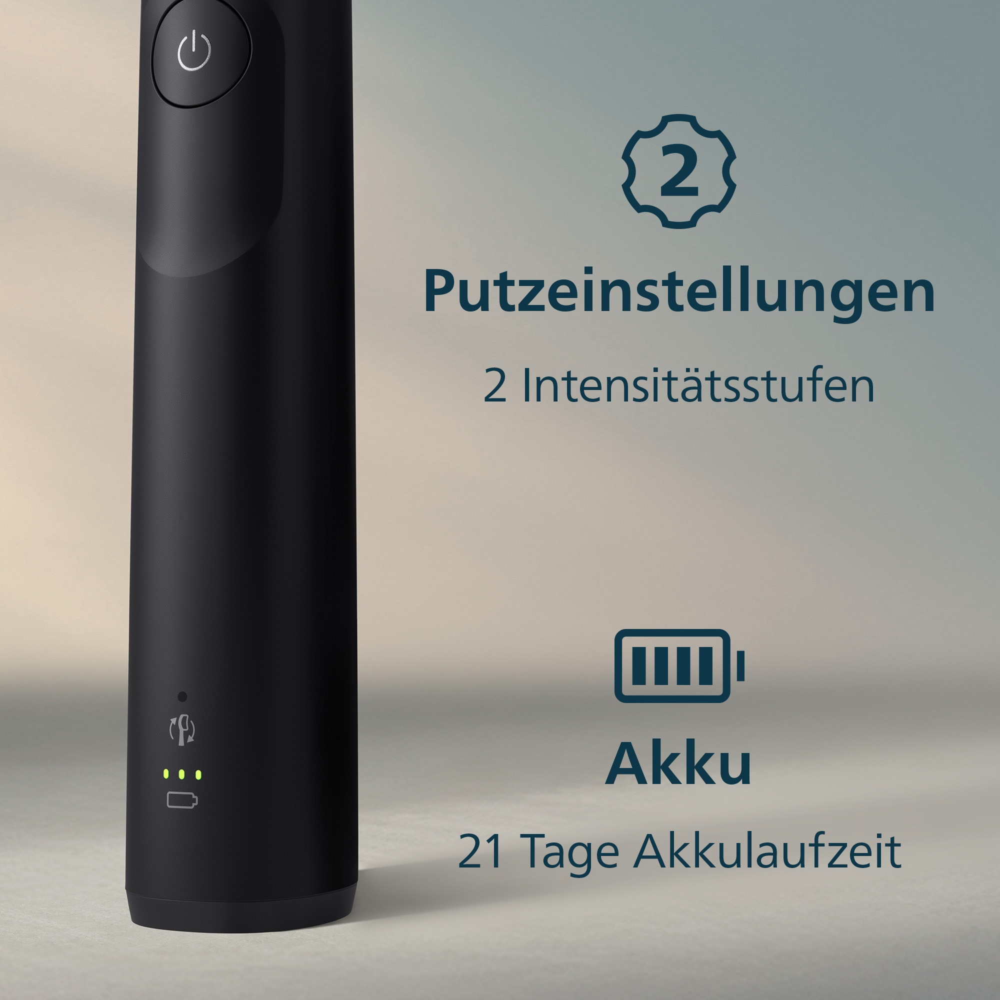 Philips Sonicare Brosse à dents électrique »Series 5300« 1 cuis Aufsteckbürsten avec contrôle de pression, 2 niveaux d’intensité, incluant chargeur et étui de voyage
