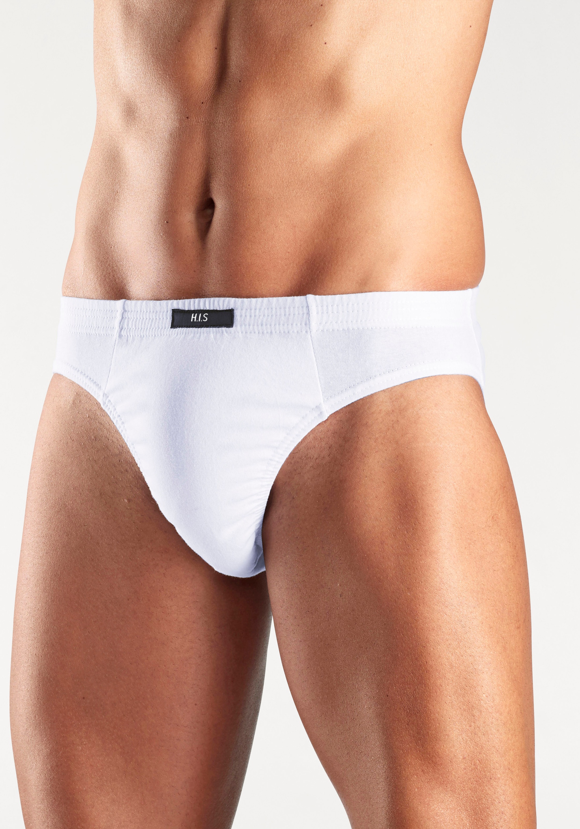 H.I.S Slip "Unterhosen für Herren" Dose, 7 Stk. aus Baumwoll-Mix in einer Dose verpackt