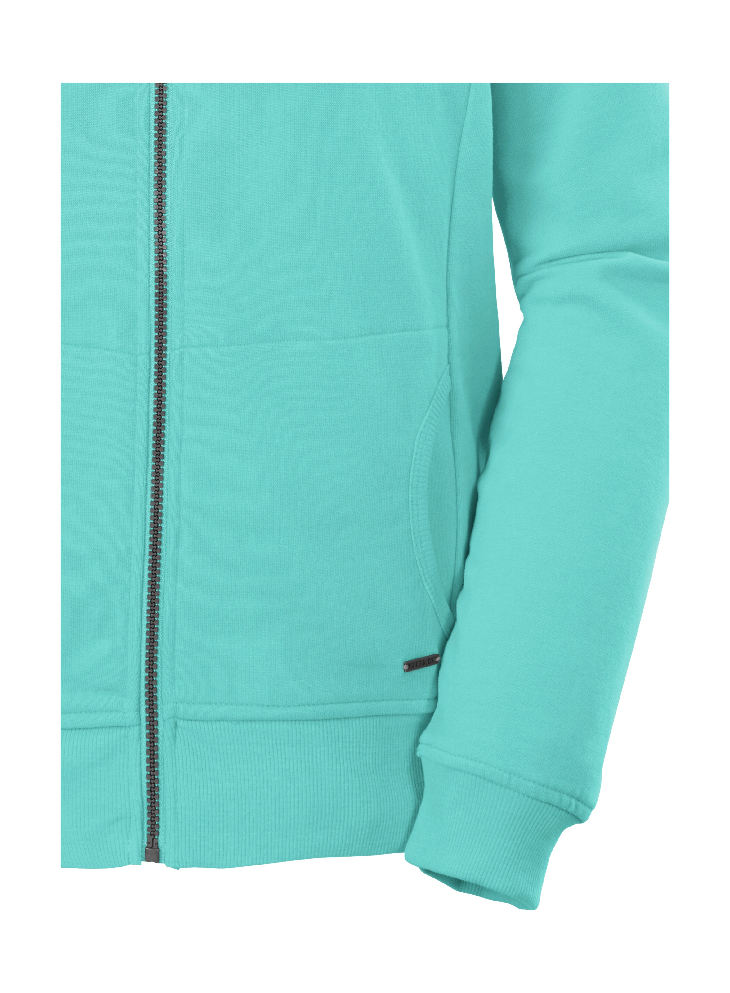 G.I.G.A. DX by killtec Veste sweat »GS 26 WMN SWT JCKT GOTS« GOTS Bio-Baumwolle, Carbon-Finish, Kapuze, elastische Bündchen