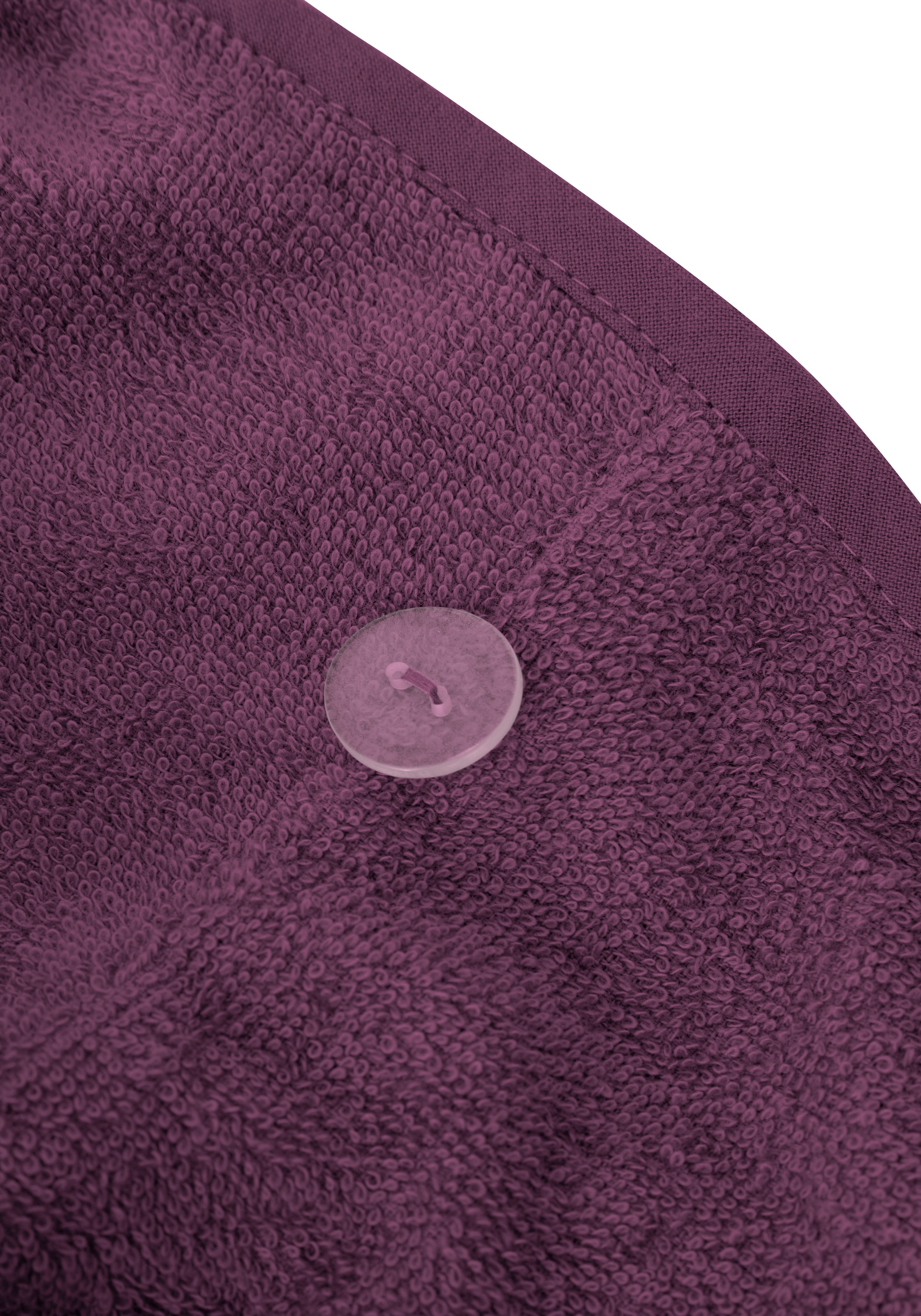 GOODproduct Damenbademantel »Sennia, ideal für Sauna & Spa, Hotelbademantel, Morgenmantel« 2 Stk. Steifendetails, 100% Baumwolle, mit GRATIS-Zugabe: 1x Turban-Handtuch