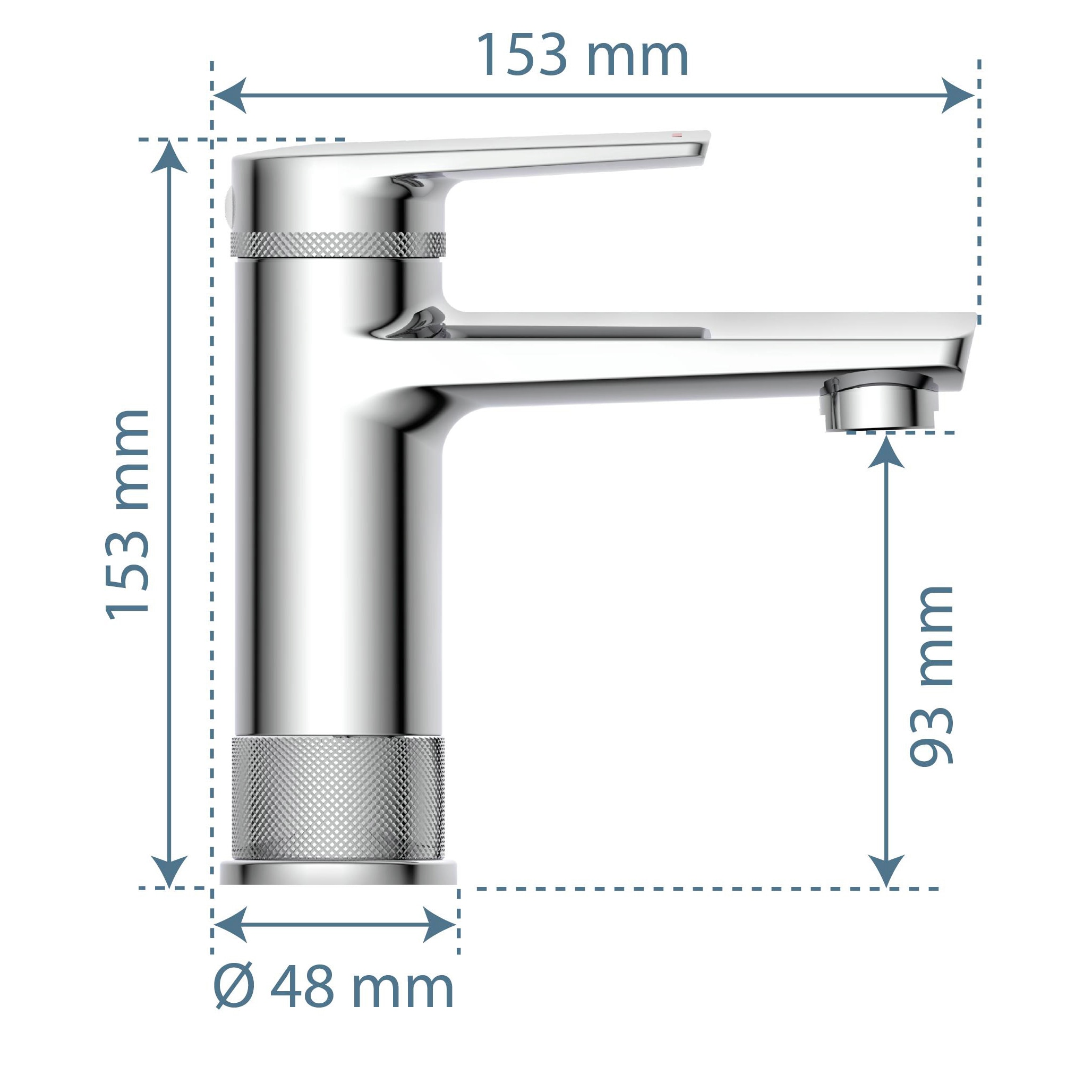 Schütte Robinet de lavabo »Liverpool« Robinet avec garniture de vidange, mitigeur avec bouchon de vidange pop-up