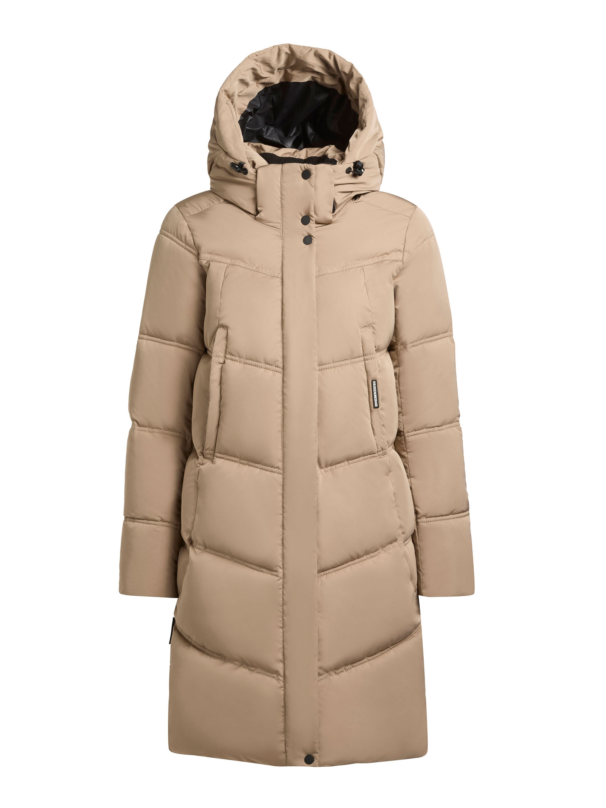 khujo Manteau matelassé »GRAYA2« Windschutzblende mit Magnetverschluss