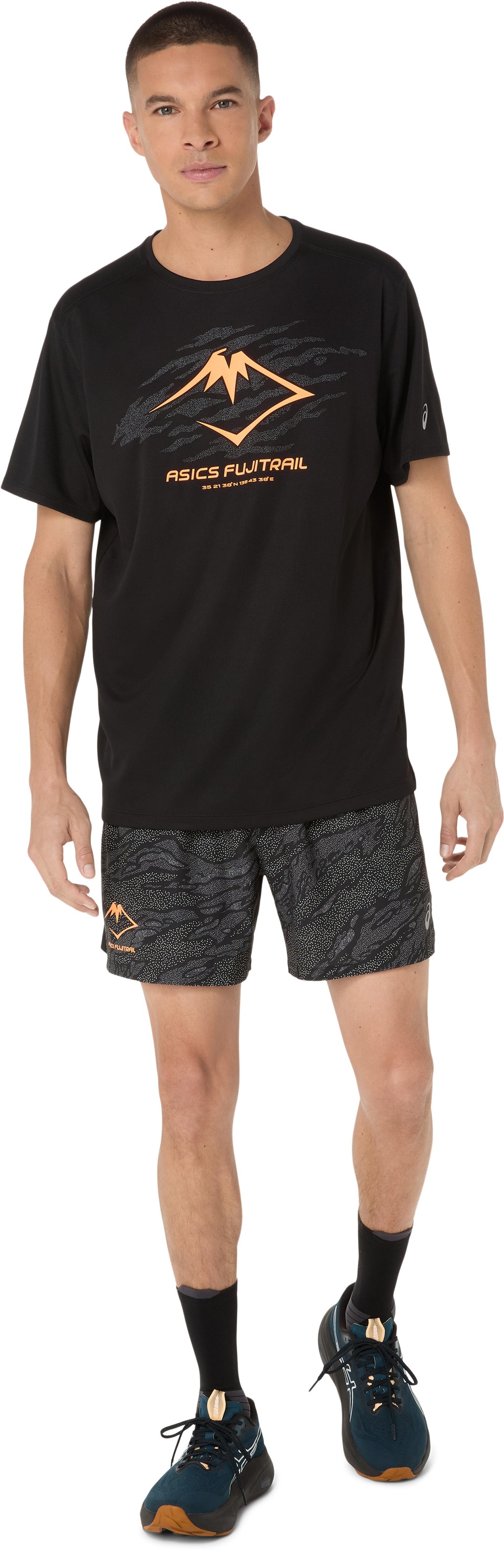 Asics Laufshorts »FUJITRAIL ALL OVER PRINT 5IN SHORT«