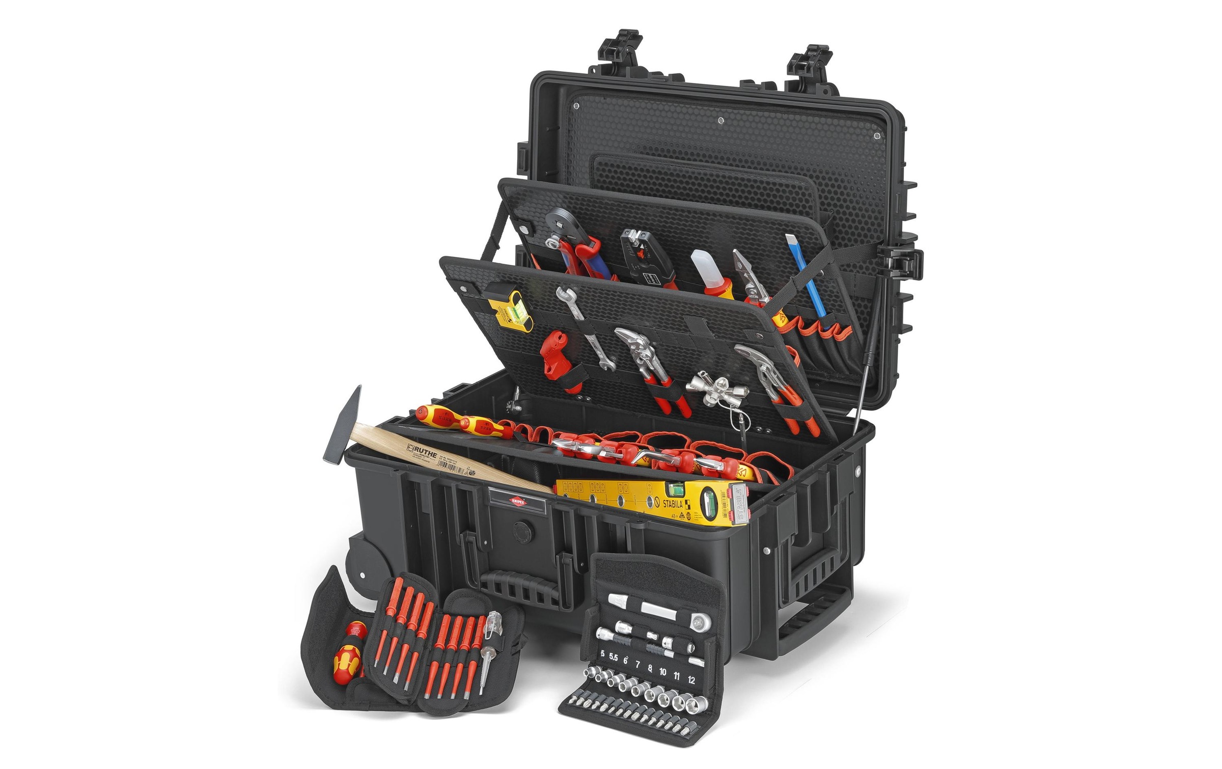 Image of Knipex Werkzeugset »Robust45 Elektro«, (63 St.) bei Ackermann Versand Schweiz