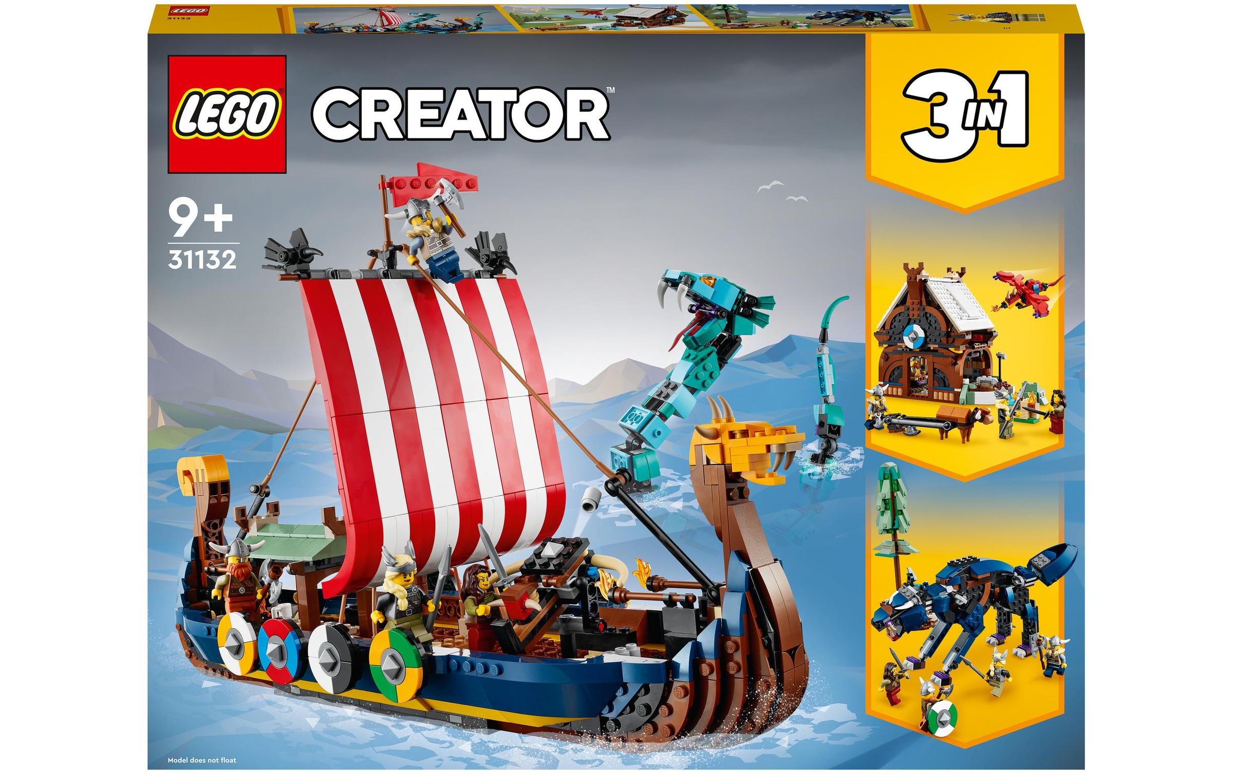 Image of LEGO® Spielbausteine »Wikingerschiff«, (1192 St.) bei Ackermann Versand Schweiz