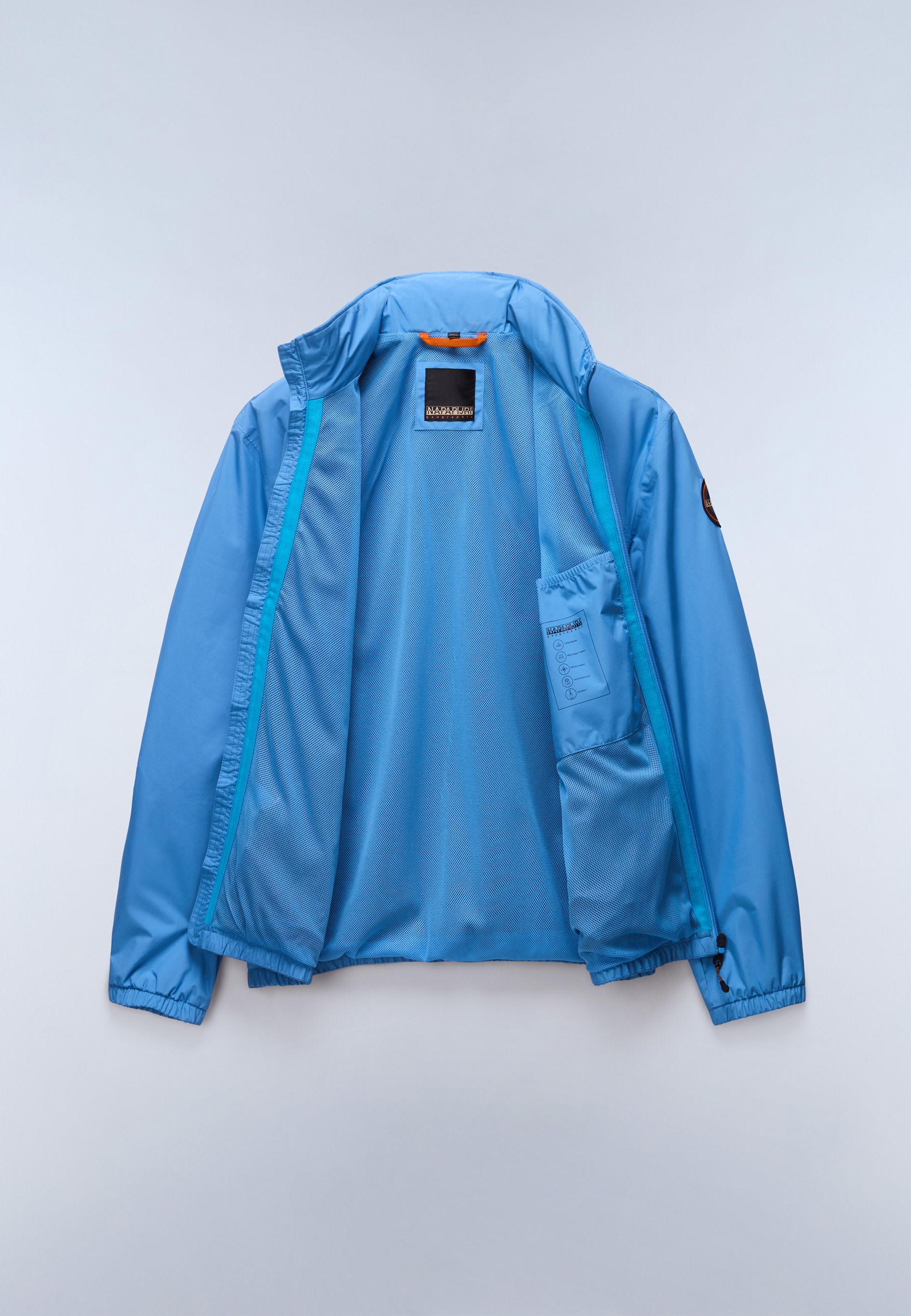 Napapijri Windbreaker sportlicher Stil, mit Reissverschluss, für Sport und Freizeit