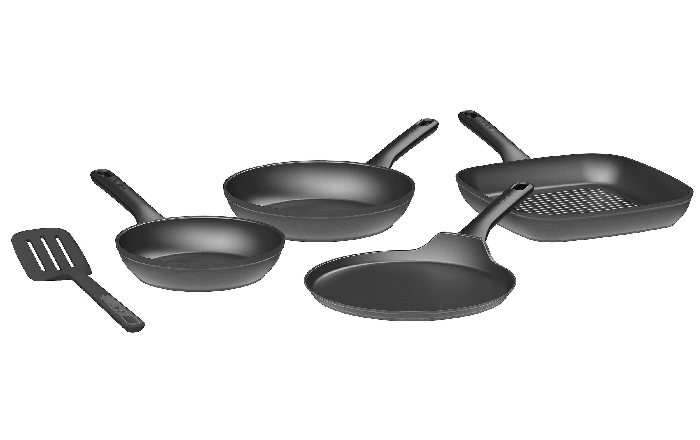 Image of BergHOFF Pfannen-Set "HELIX AH 4-teilig" Aluminium Set, 4 Stk. tlg.