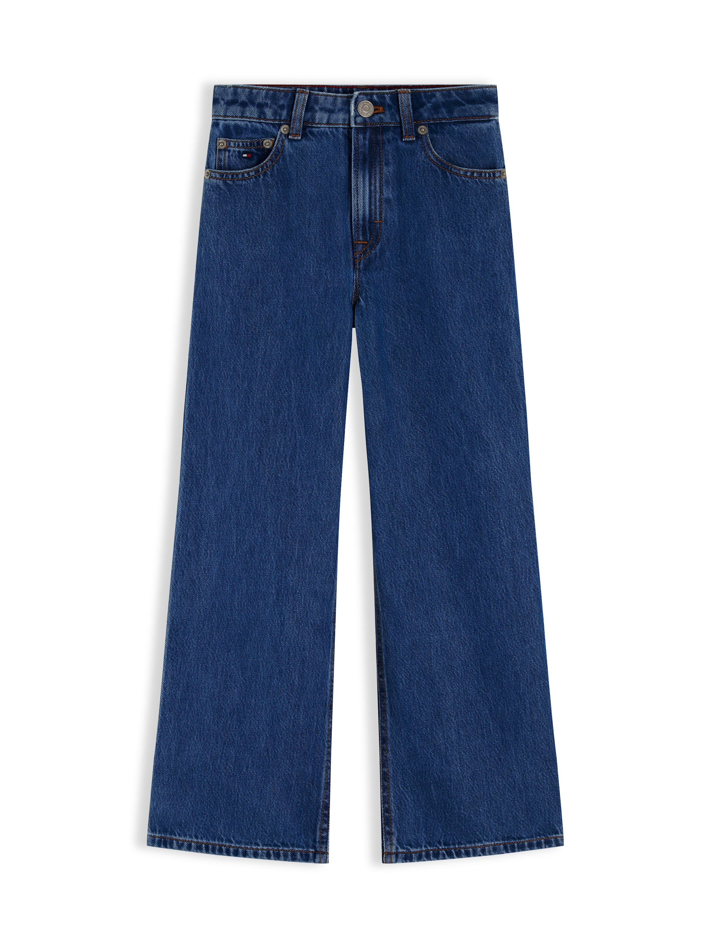 Tommy Hilfiger High-waist-Jeans hoher Bund, weites Bein, Kinder bis 16 Jahre