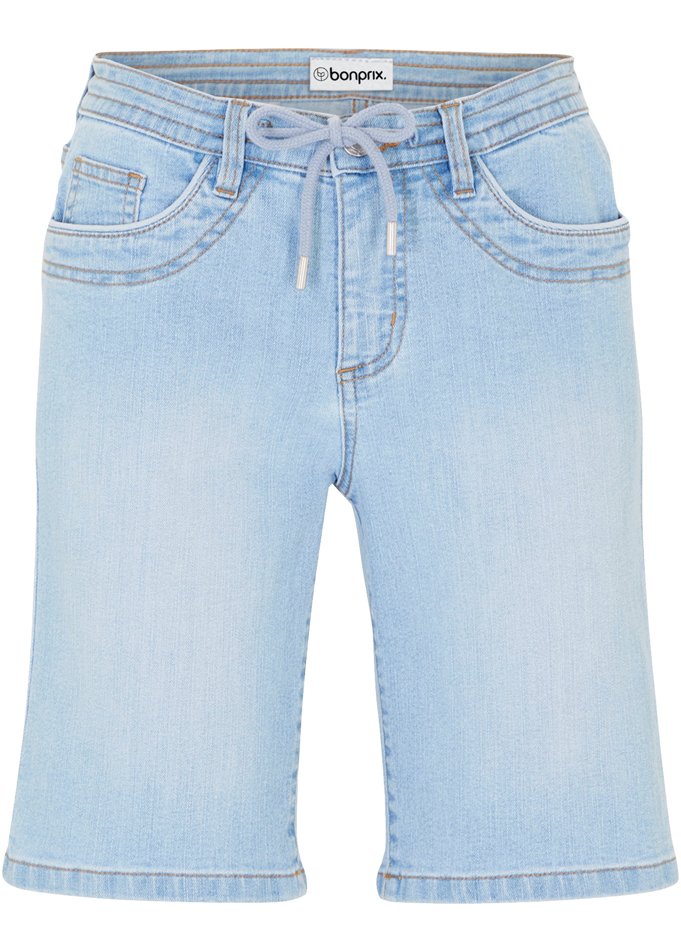 bonprix Bermuda  schmale Passform, elastisches Material, mit Bindeband