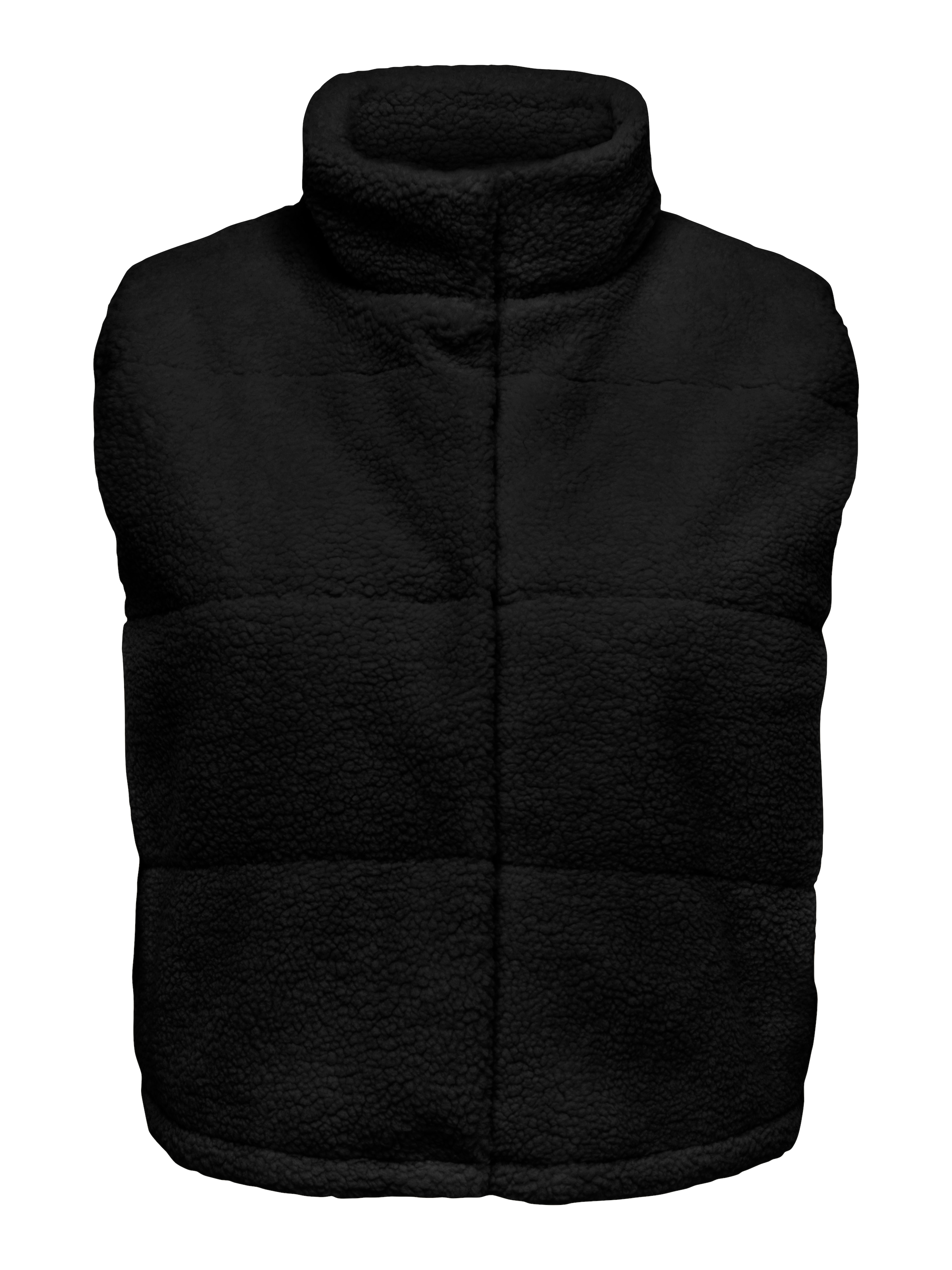 Image of ONLY CARMAKOMA Plüschweste "CARSANDRA TEDDY WAISTCOAT OTW NOOS" Kunstfaser