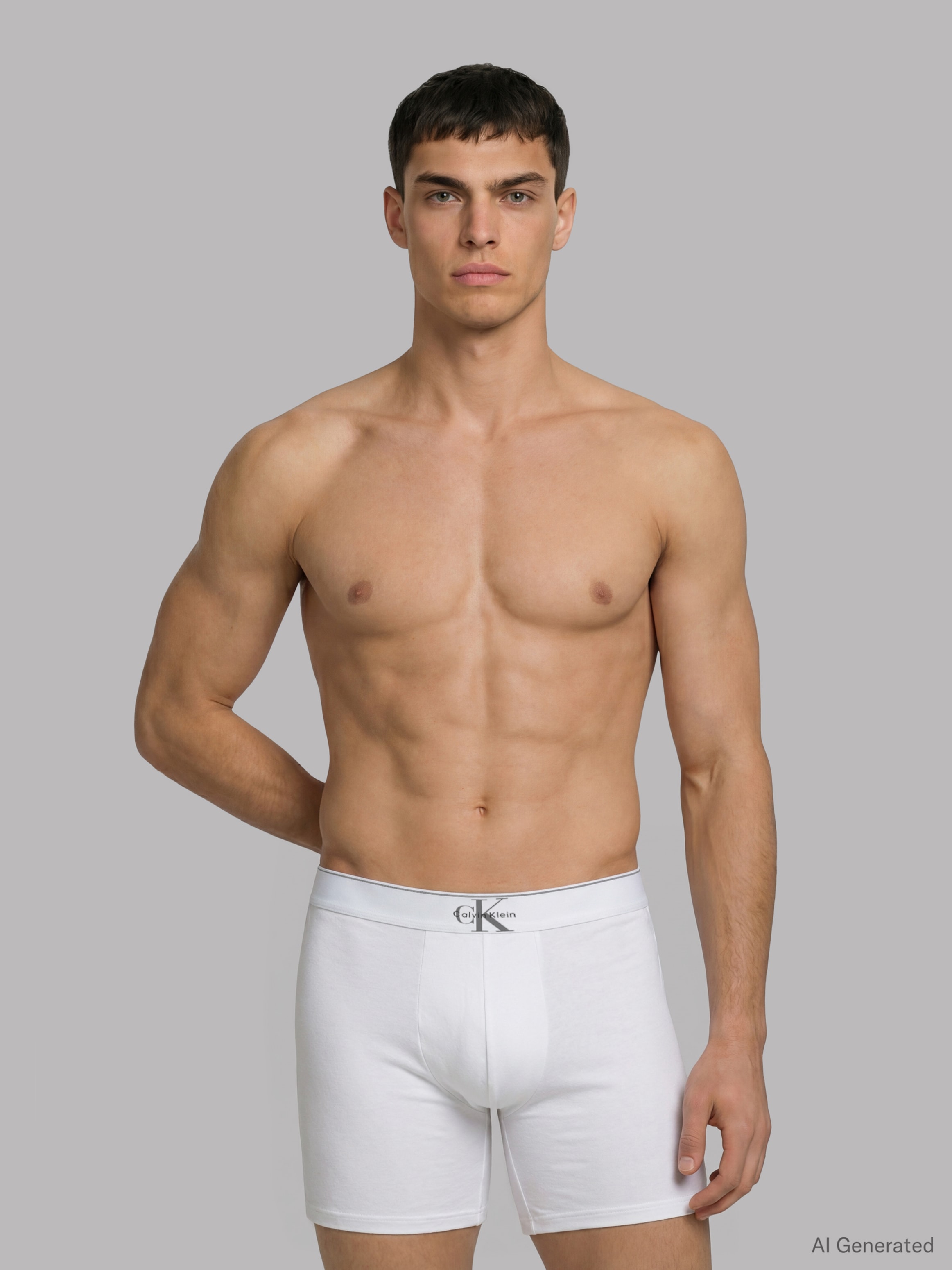 Calvin Klein Underwear Boxers »Boxer Brief 3PK« Paquet, 3er-Pack,  Körpernahe Passform mit elastischem Bund