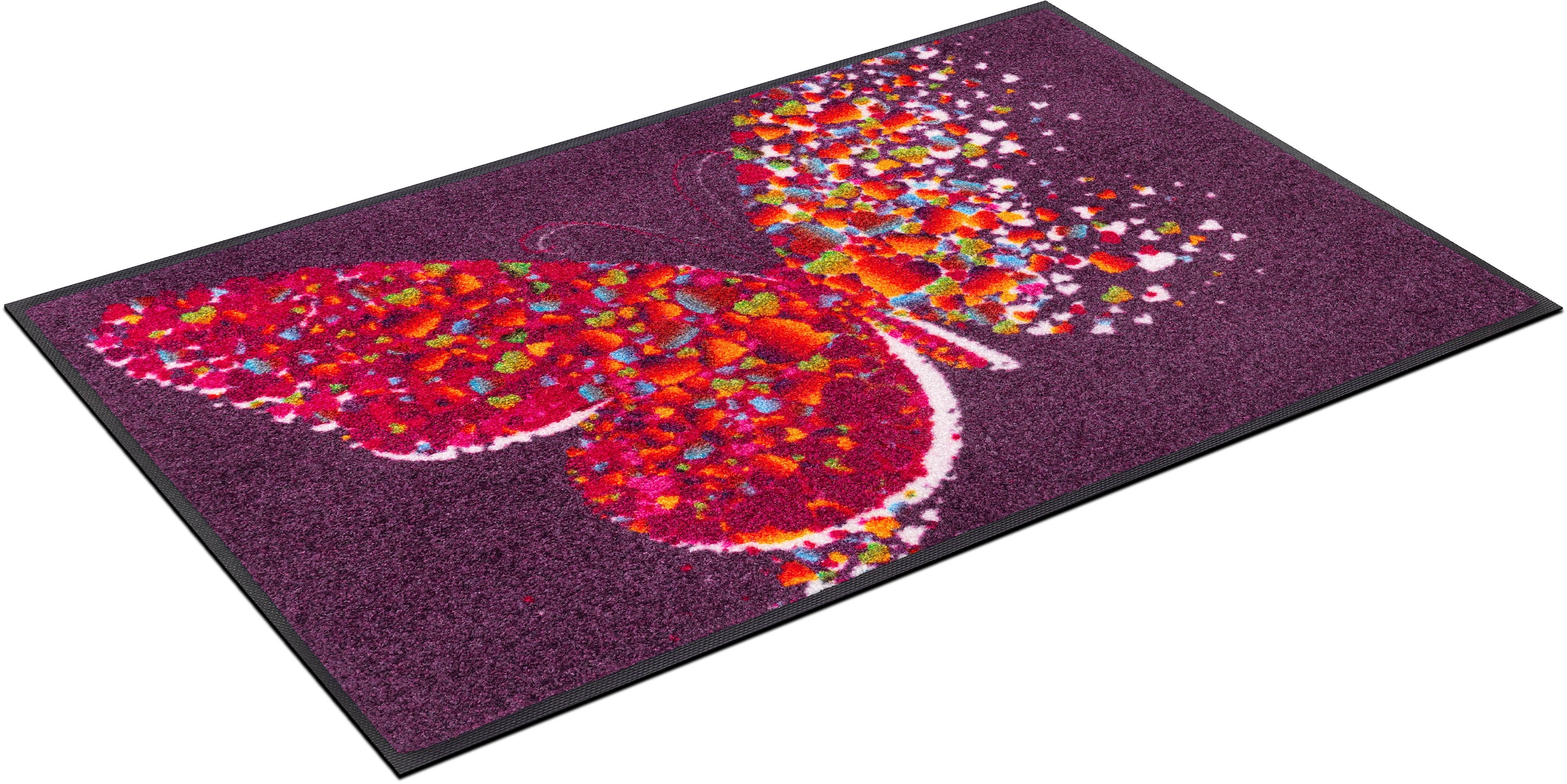 Farbe Schmetterling Auto Fußmatten Teppich rutsch feste