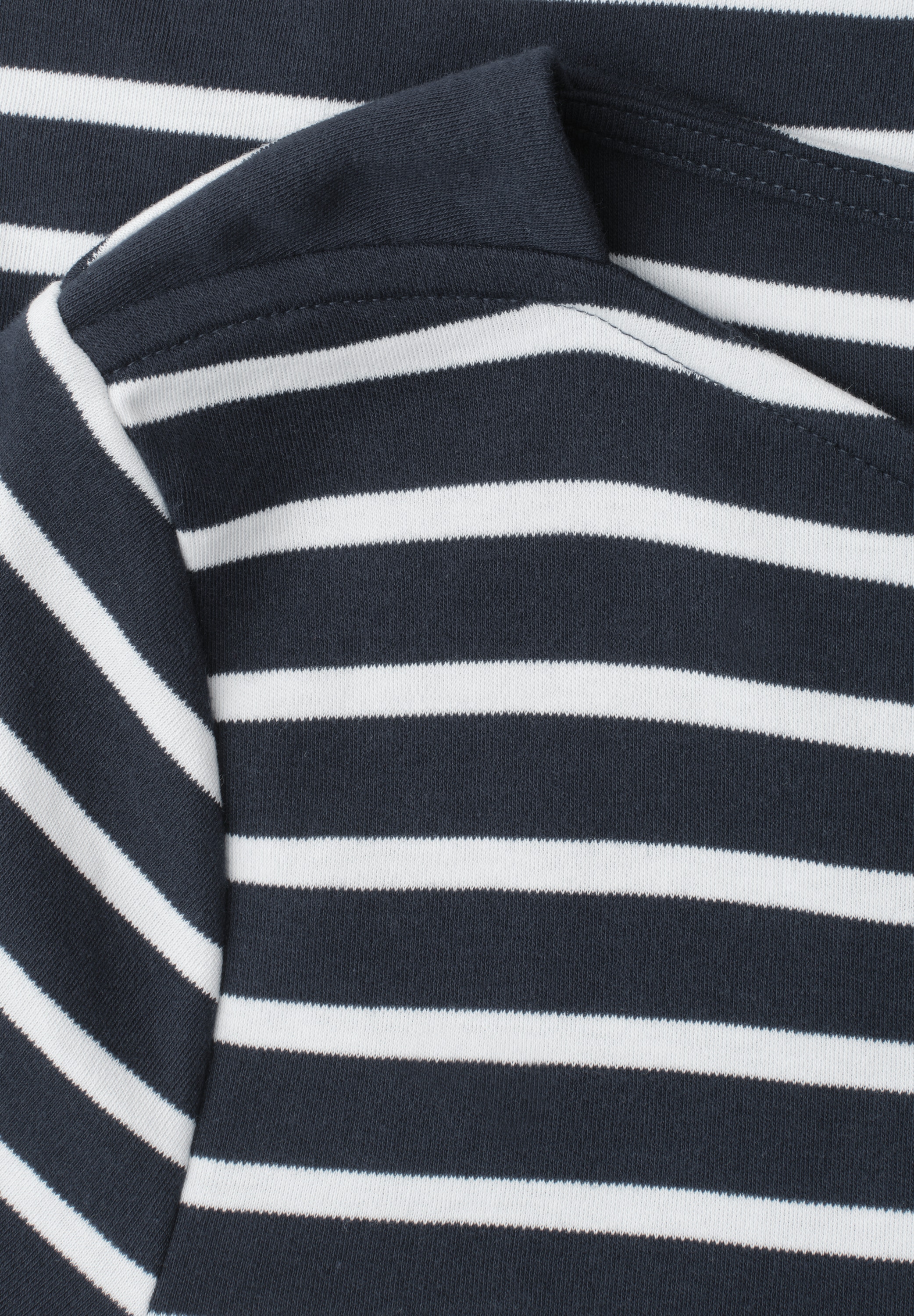STREET ONE Shirt à col rond t-shirt d'été avec encolure bateau et rayures