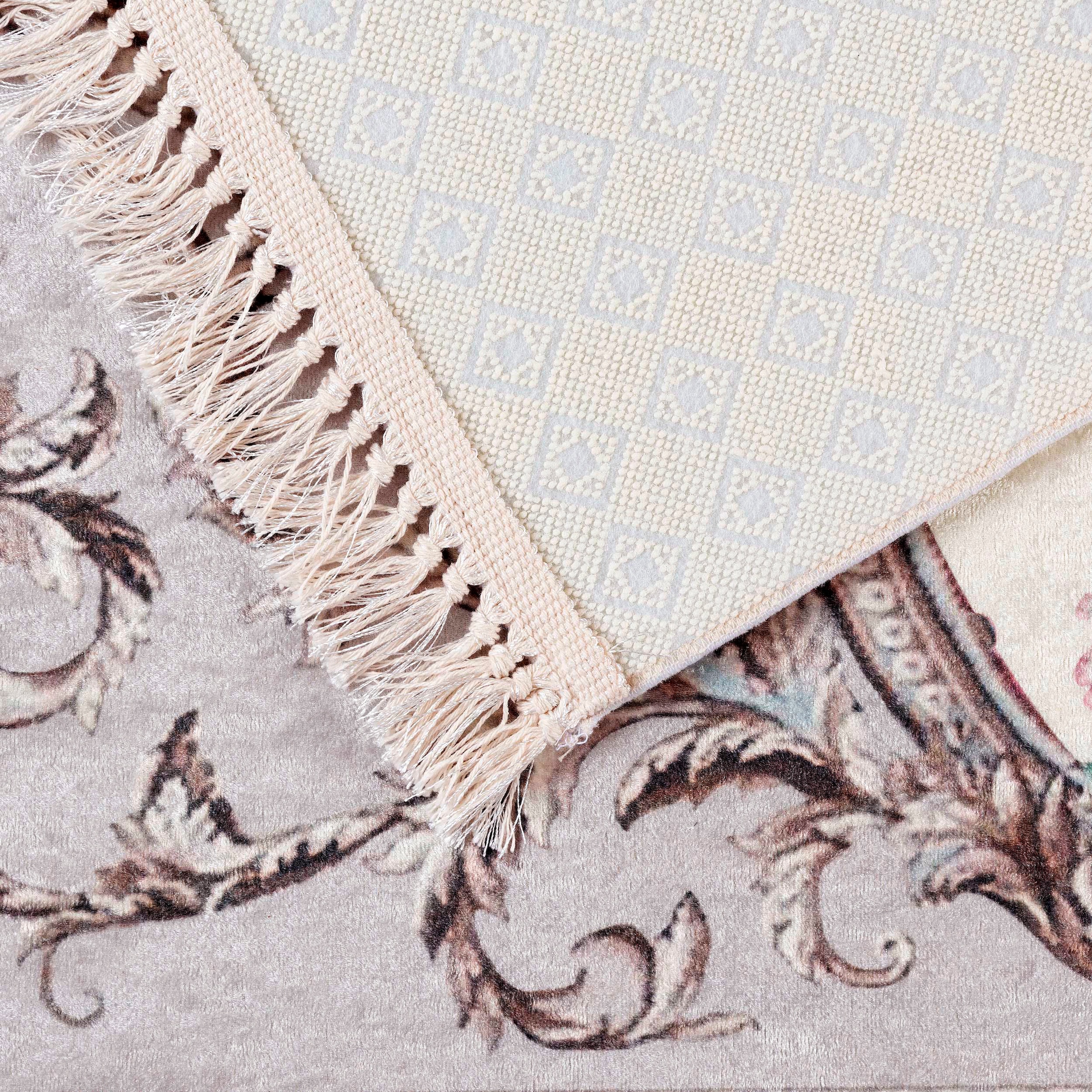 Sehrazat Läufer »Vintage 7000«, rechteckig, 6 mm Höhe, Flachflor, Blumen Vintage, Anti Rutsch, waschbar, Wohnzimmer