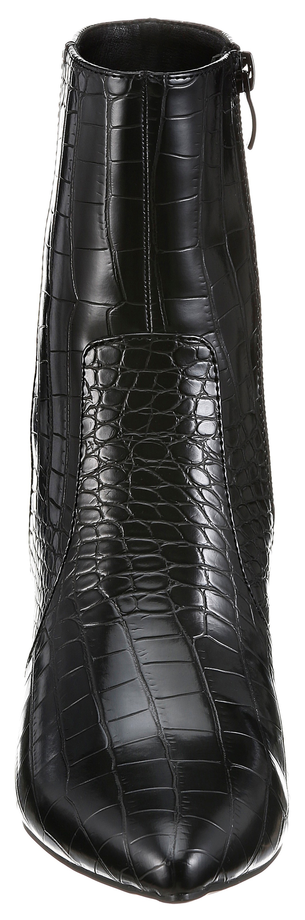 Aniston SHOES Stiefelette  Abendschuh, spitze Form, in Kroko-Optik - NEUE KOLLEKTION