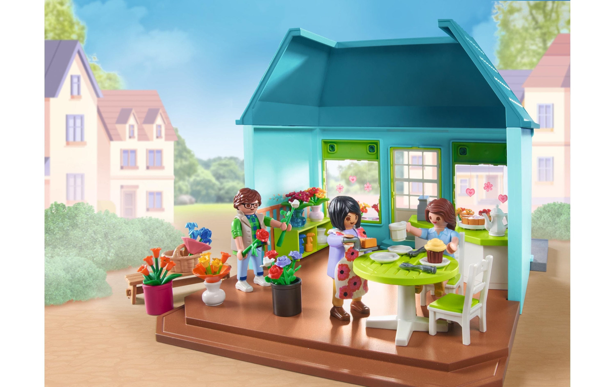 Playmobil® Spielbausteine »My Life Blumenladen 71807«, (220 St.)