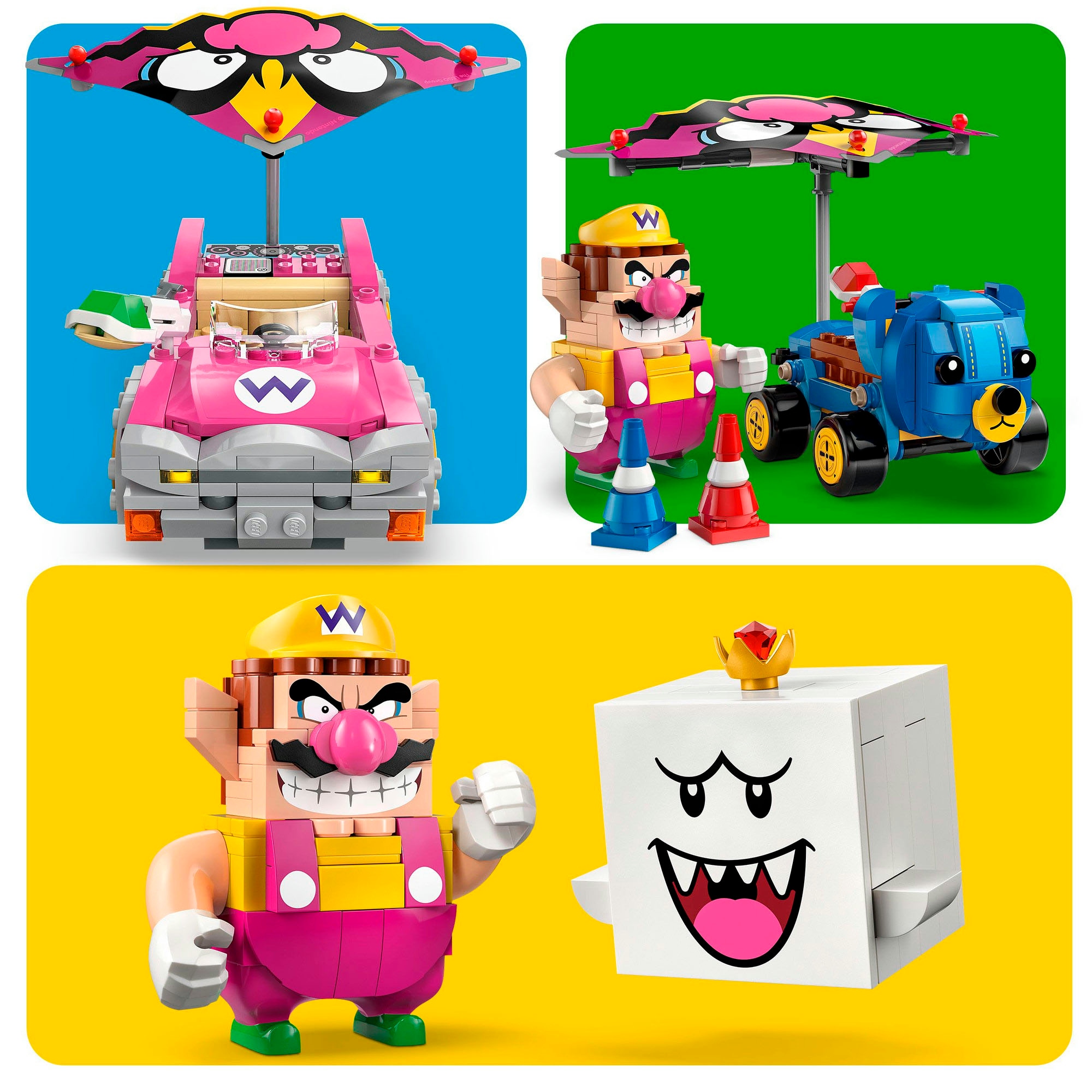 LEGO® Pions de construction »Mario Kart – Wario & König Buu Huu (72038), LEGO Super Mario« Made in Europe