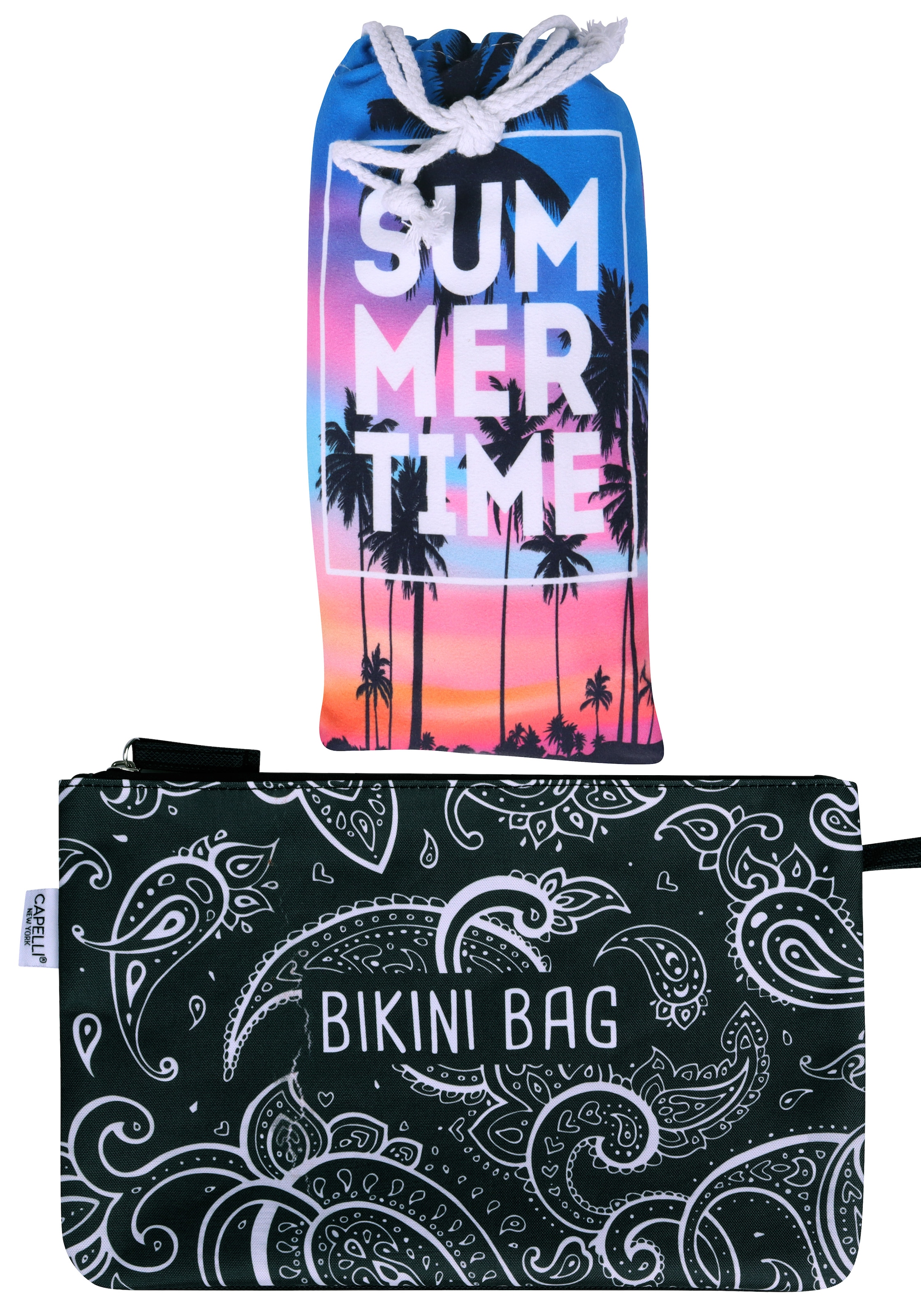 Image of Capelli New York Strandtuch schnell trocknend, inklusive Bikini-Bag