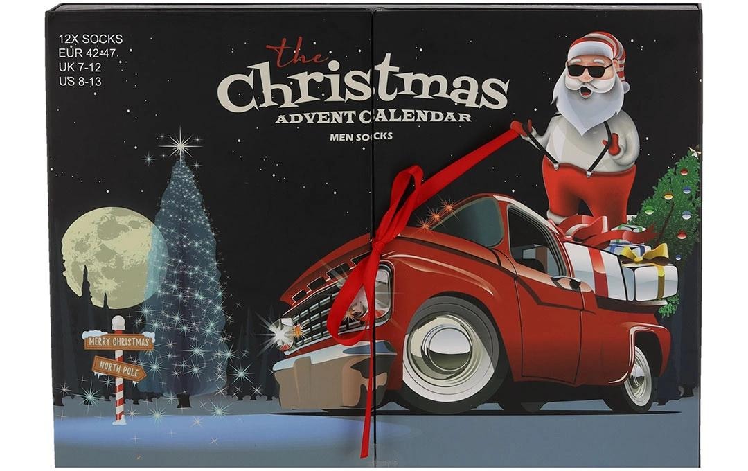   Calendrier de l'Avent »Adventskalender Socken Weihnachten Männer, 42-47«