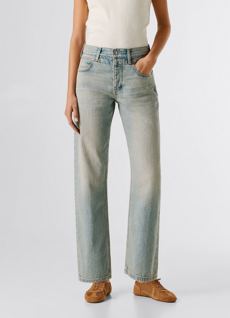 Image of Pepe Jeans 5-Pocket-Jeans "BOYFRIEND JEANS MW CRAFT" mit mittlerem Bund