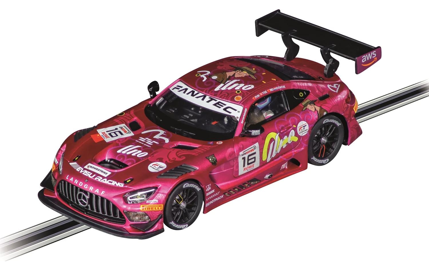 Carrera® Voiture de course »Mercedes AMG GT3 Evo No.16 Slotcar 1:32« Lumière, feu arrière