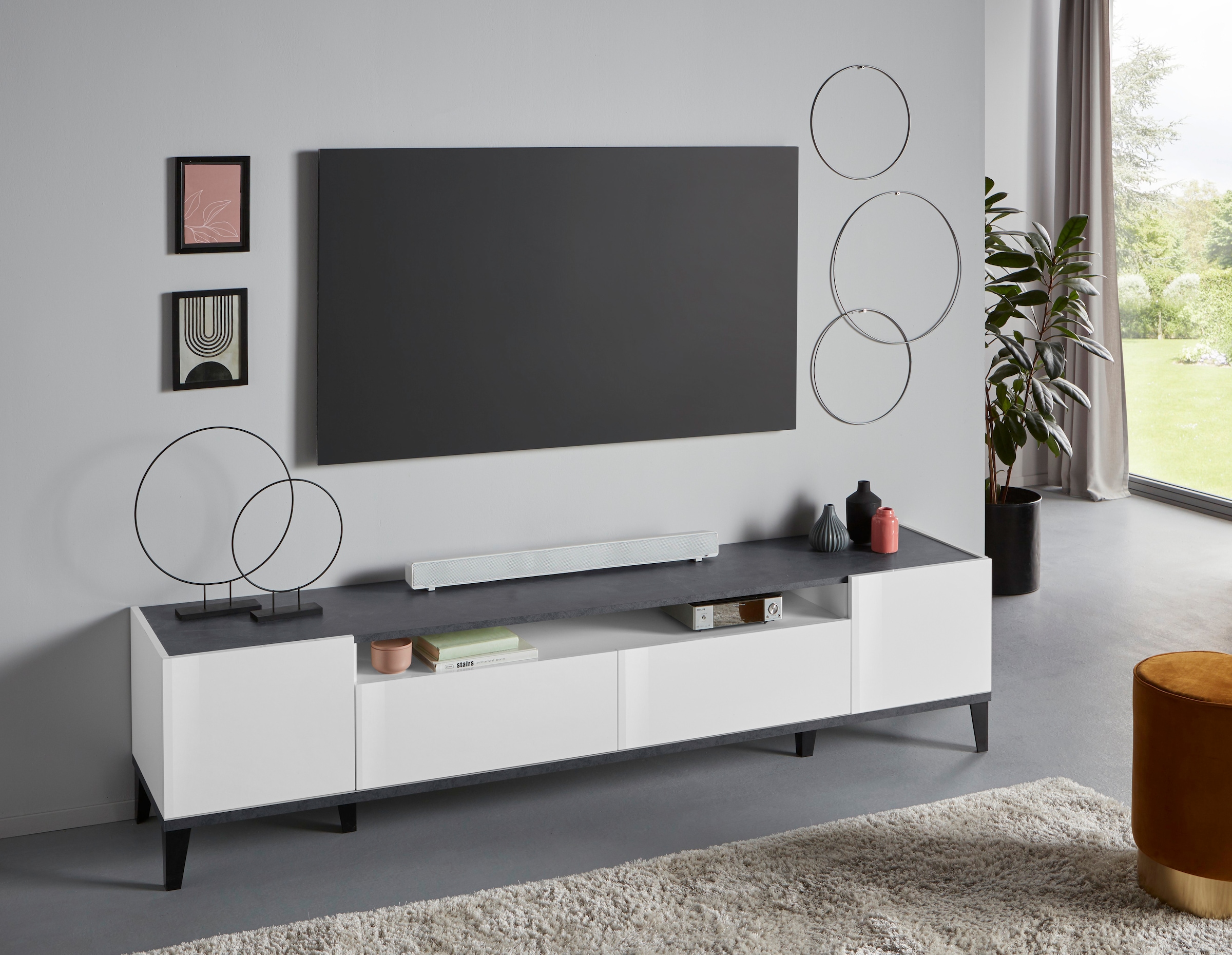 Image of Home affaire Lowboard "SunriseTV-Board, TV-Schrank" Breite 200 cm
