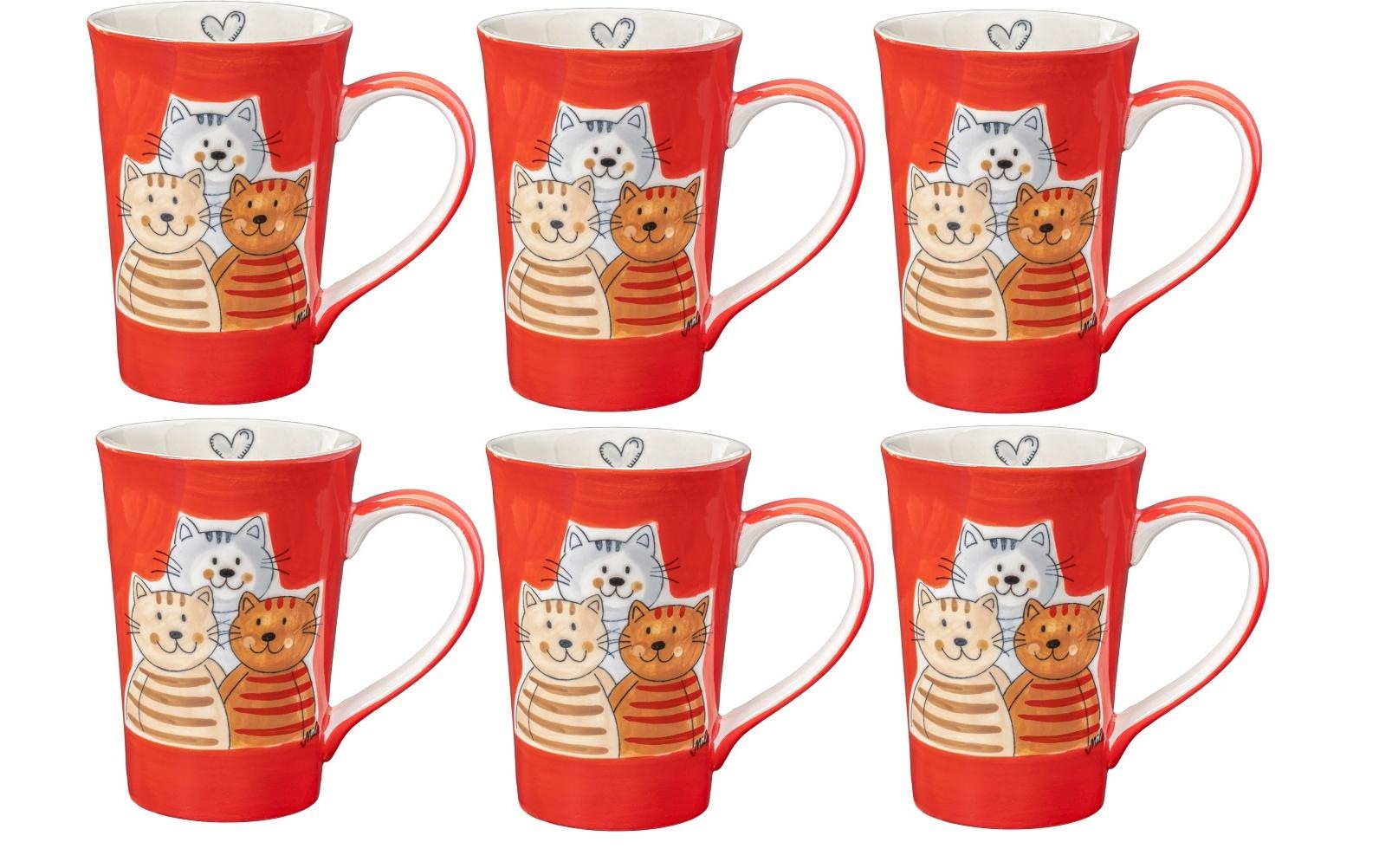 Image of Mila Tasse »Cuddly Cats 350 ml«, (6 tlg.) bei Ackermann Versand Schweiz