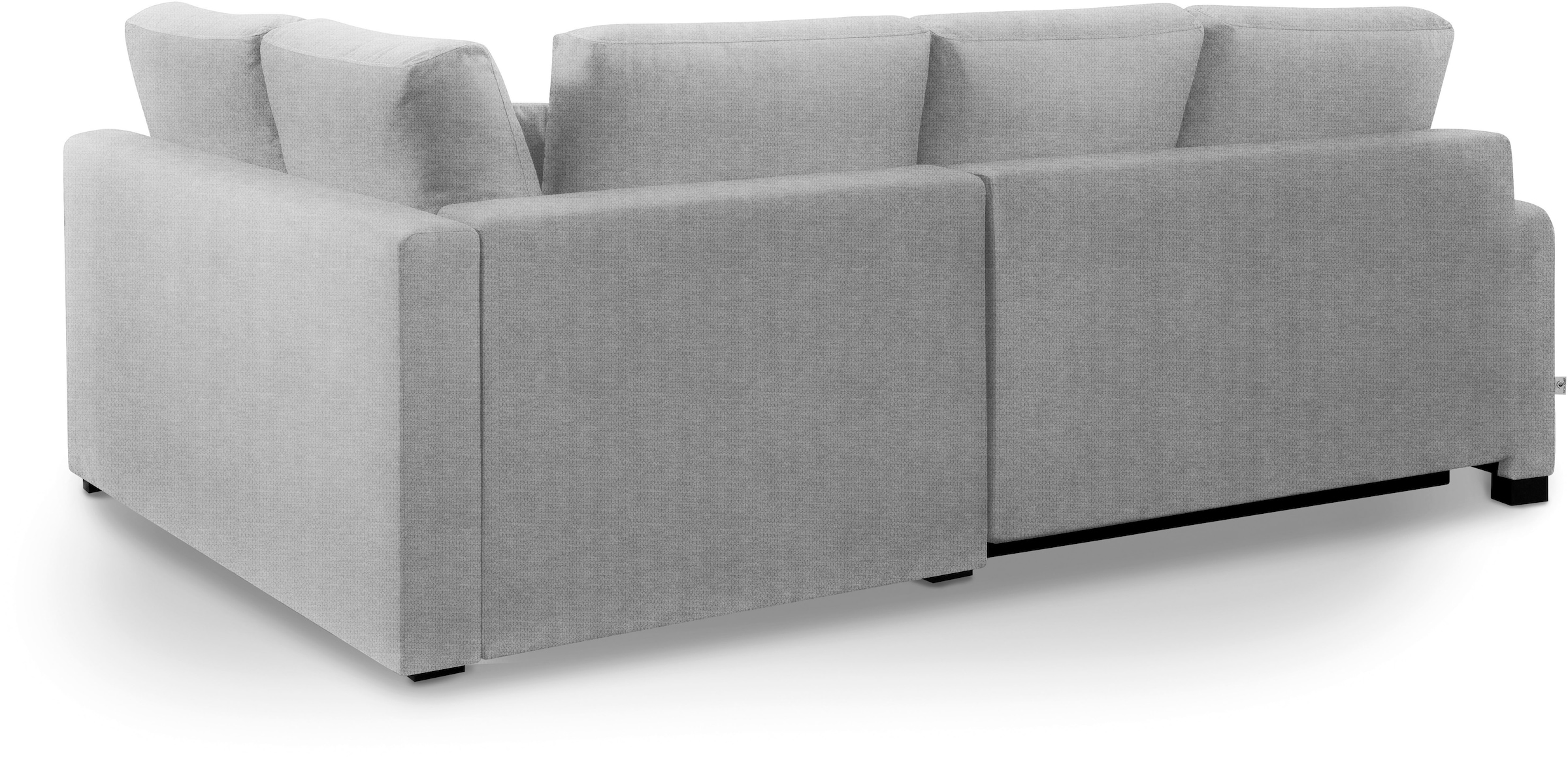 exxpo - sofa fashion Ecksofa »Chester, Boxspring Federkern-Polsterung für bequemeren Sitzkomfort«, L-Form, schmale Armlehnen, Bettfunktion u. Bettkasten