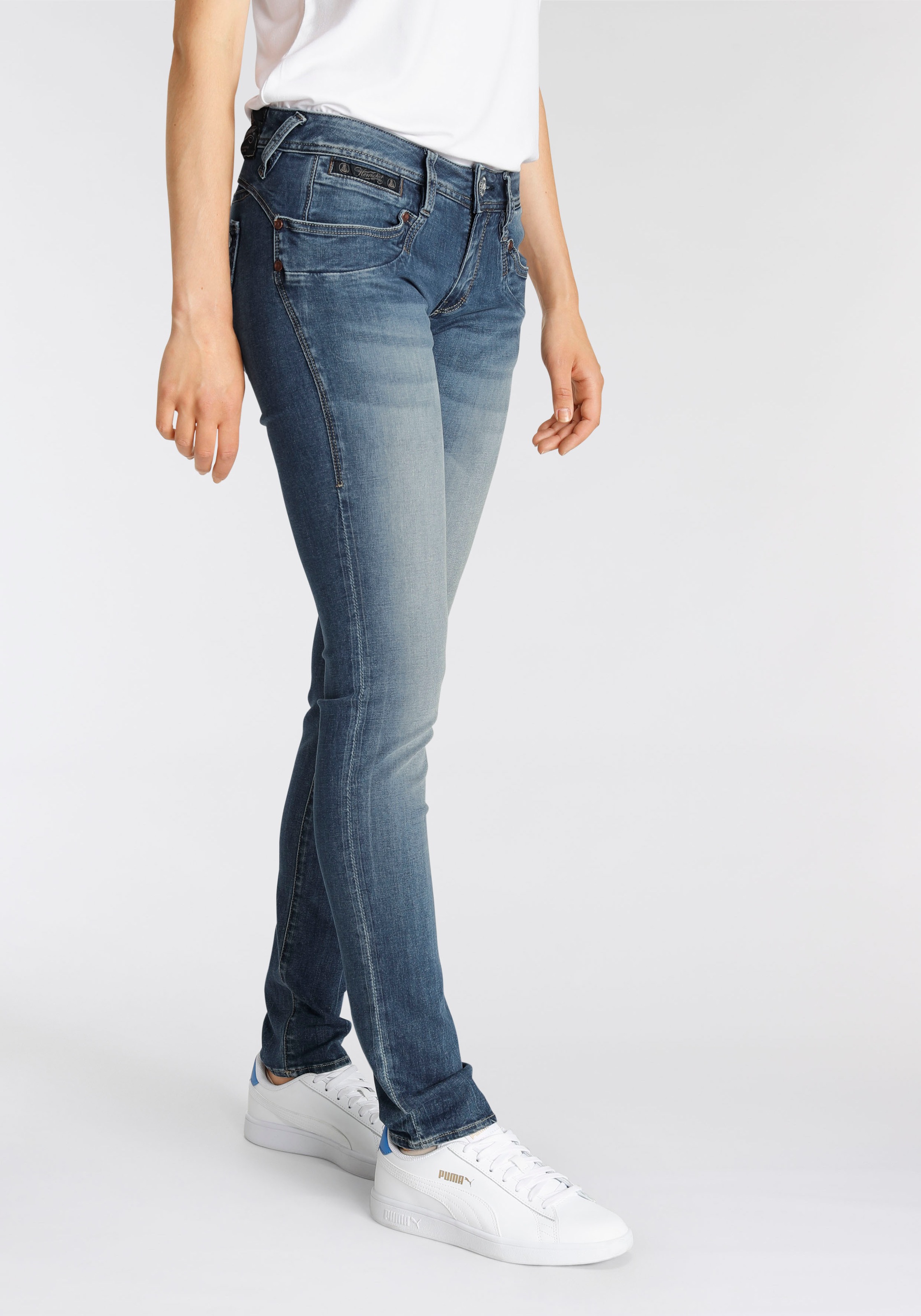 Image of Herrlicher Slim-fit-Jeans »PIPER SLIM ORGANIC DENIM«, umweltfreundlich dank Kitotex Technology bei Ackermann Versand Schweiz