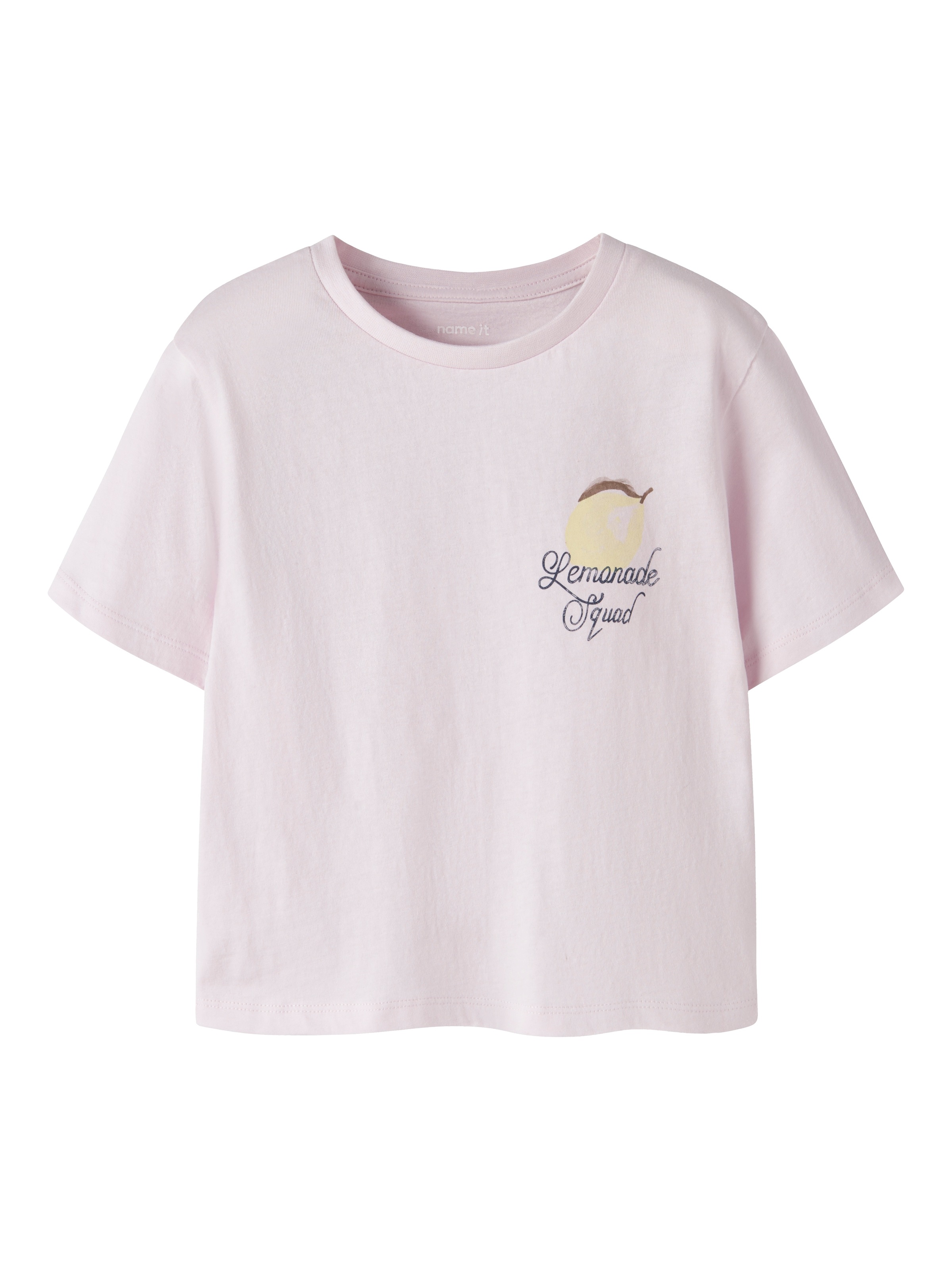 Image of Name It T-Shirt "NMFJAYSLINE SS NREG TOP BOX" Baumwolle, regular fit