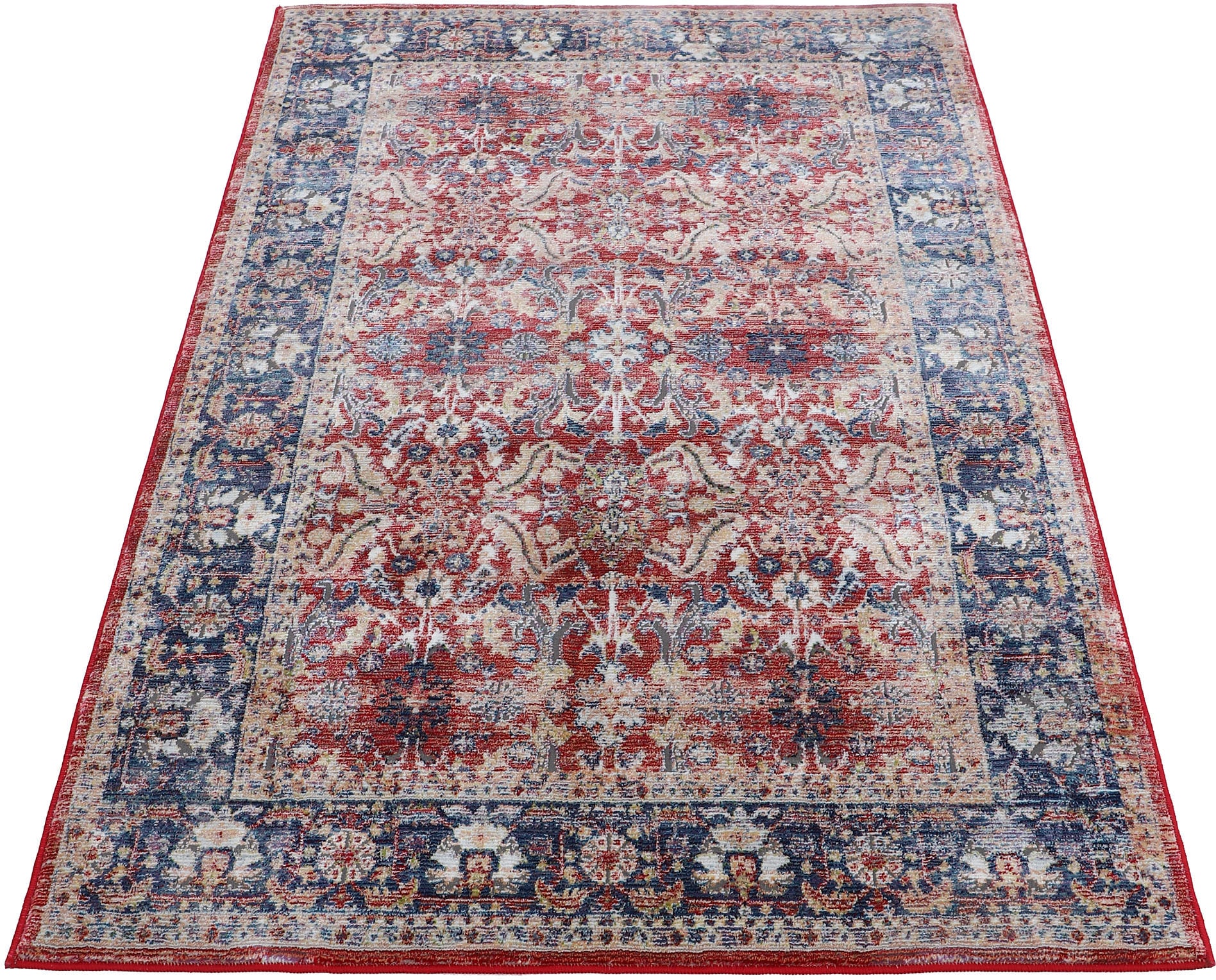 kaufen »Vintage Teppich jetzt Marin«, Look carpetfine Orient rechteckig, Vintage