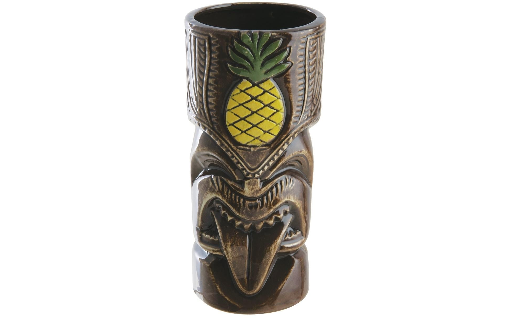 Image of Cocktailglas "Paderno Tiki 510 ml, 1 Stück, Braun/Dunkelbraun"