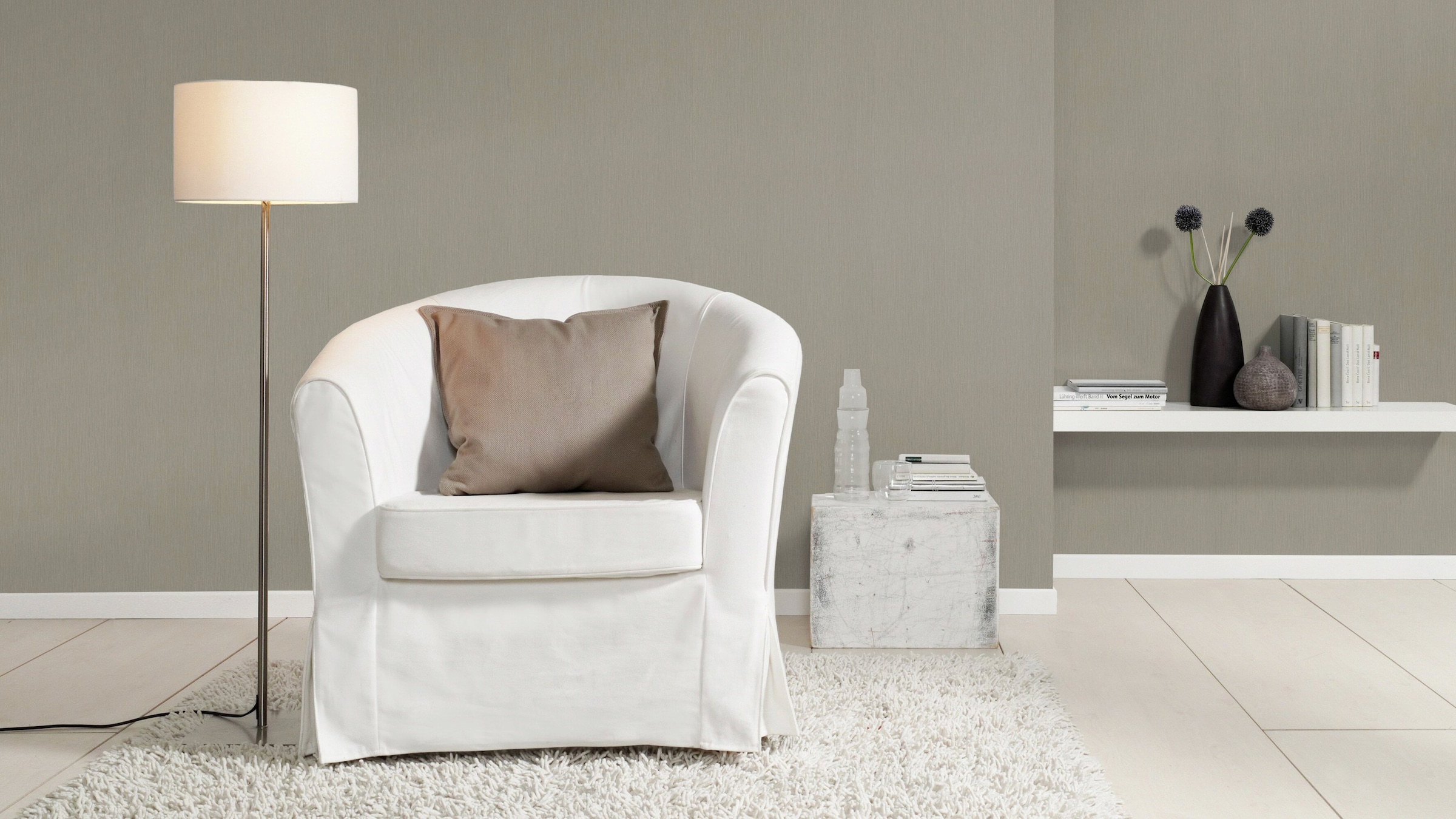 BARBARA Home Collection Vliestapete »BARBARA Home Collection II« uni geprägt