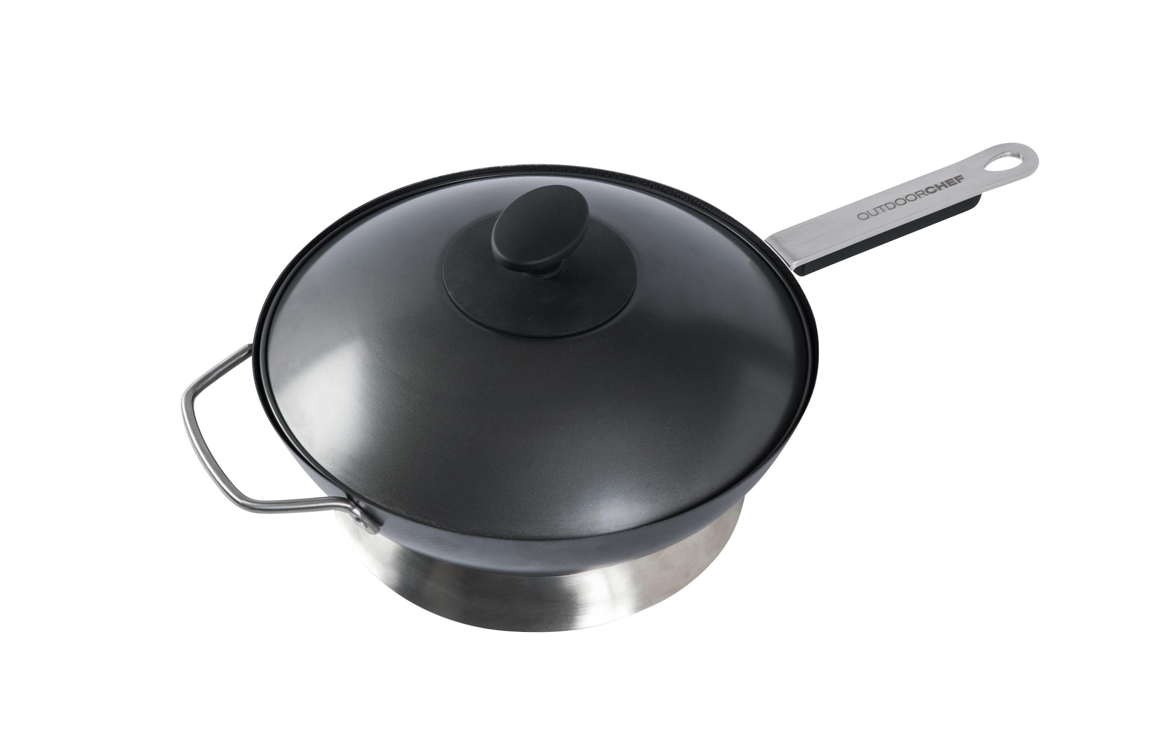 OUTDOORCHEF Wok »Ø 35 cm« Karbon-Stahl