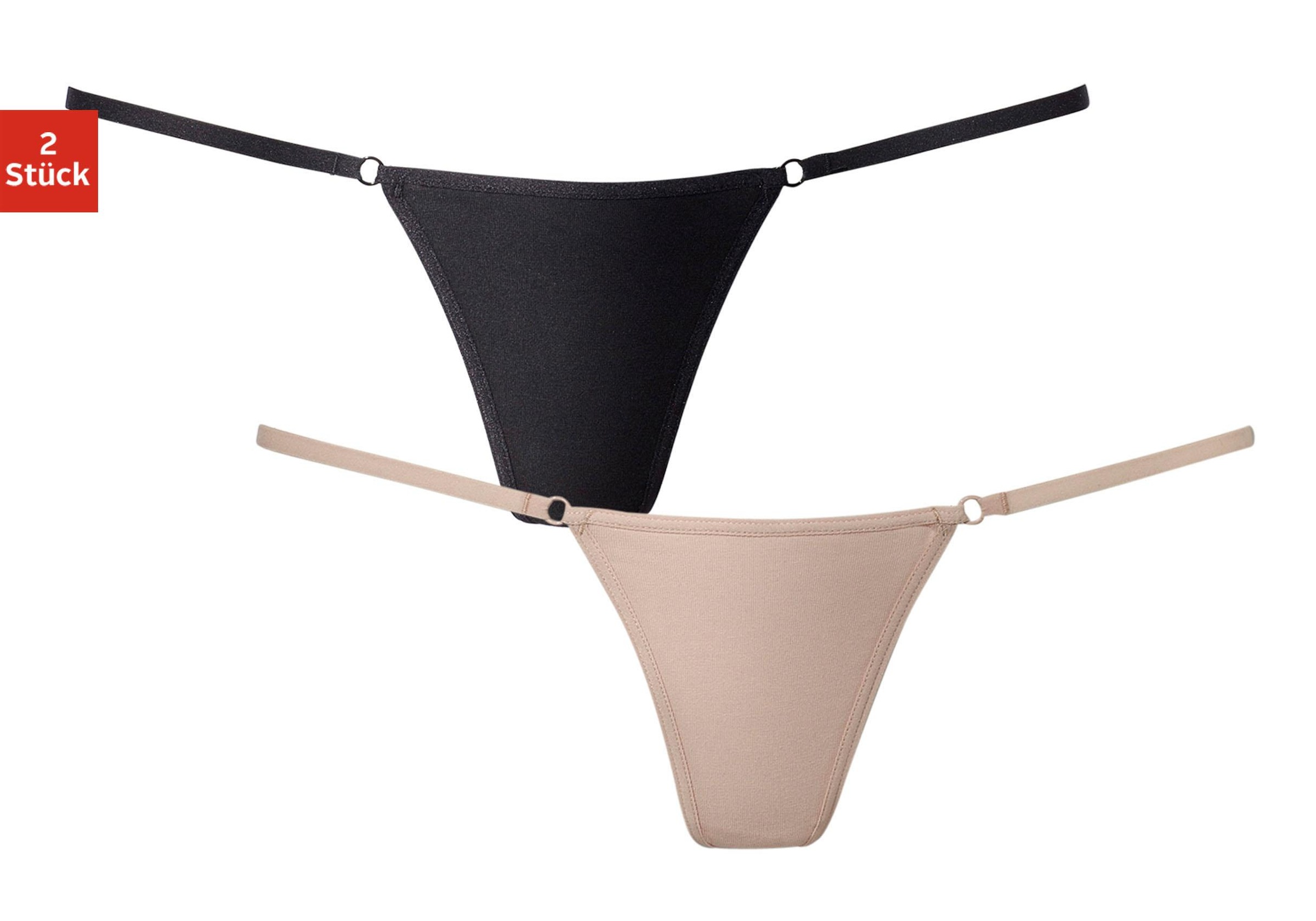 Image of petite fleur goldfarben Ministring, (2 St.), aus trageangenehmer Baumwollqualität bei Ackermann Versand Schweiz