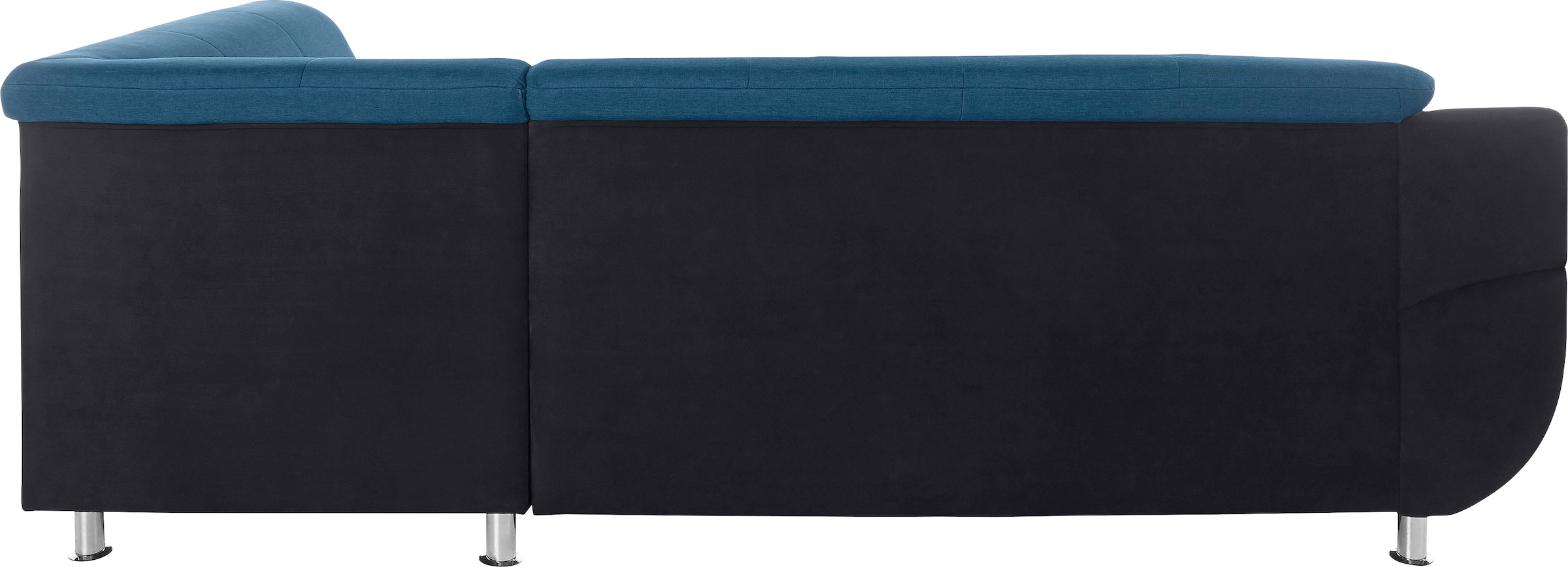 TRENDMANUFAKTUR Ecksofa »Rondo 3, zeitlos & bequem, Materialmix, L-Form, Breite 265cm« wahlweise mit Federkern für mehr Komfort, wahlweise mit Bettfunktion