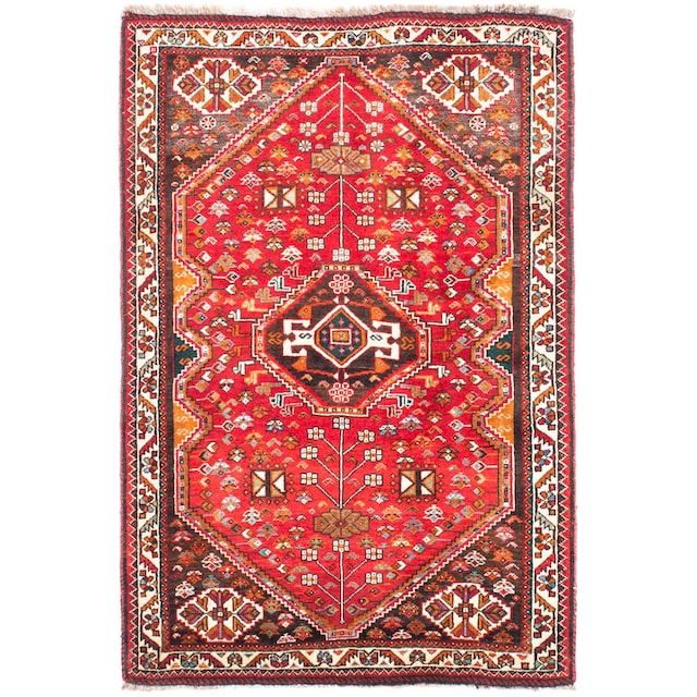 morgenland Orientteppich »Perser - Nomadic - 155 x 106 cm - rot«, rechteckig,  Wohnzimmer, Handgeknüpft, Einzelstück mit Zertifikat günstig kaufen