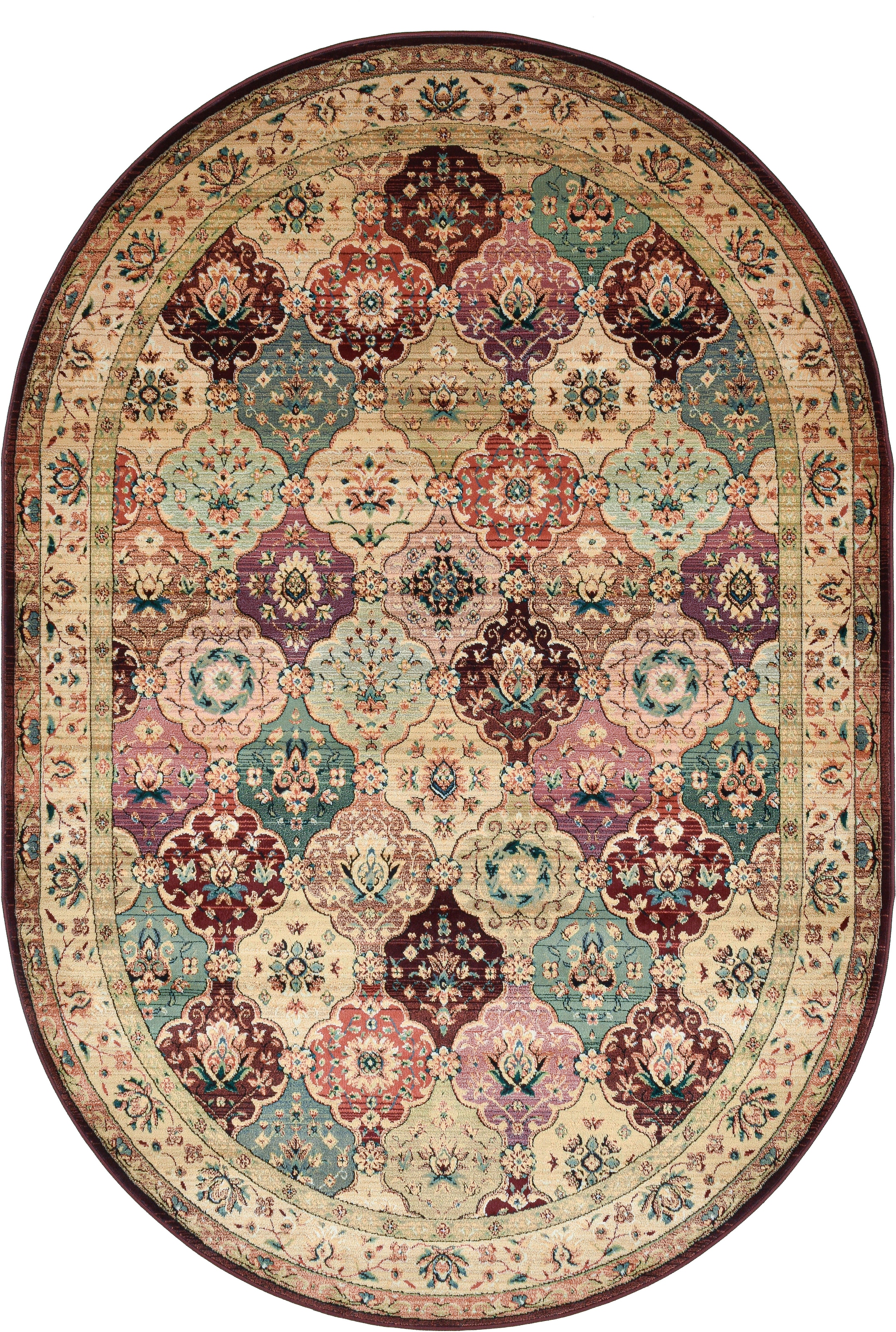 Image of THEKO Teppich "Gabiro 208" oval 10 mm Höhe Orient-Optik, ideal im Wohnzimmer & Schlafzimmer