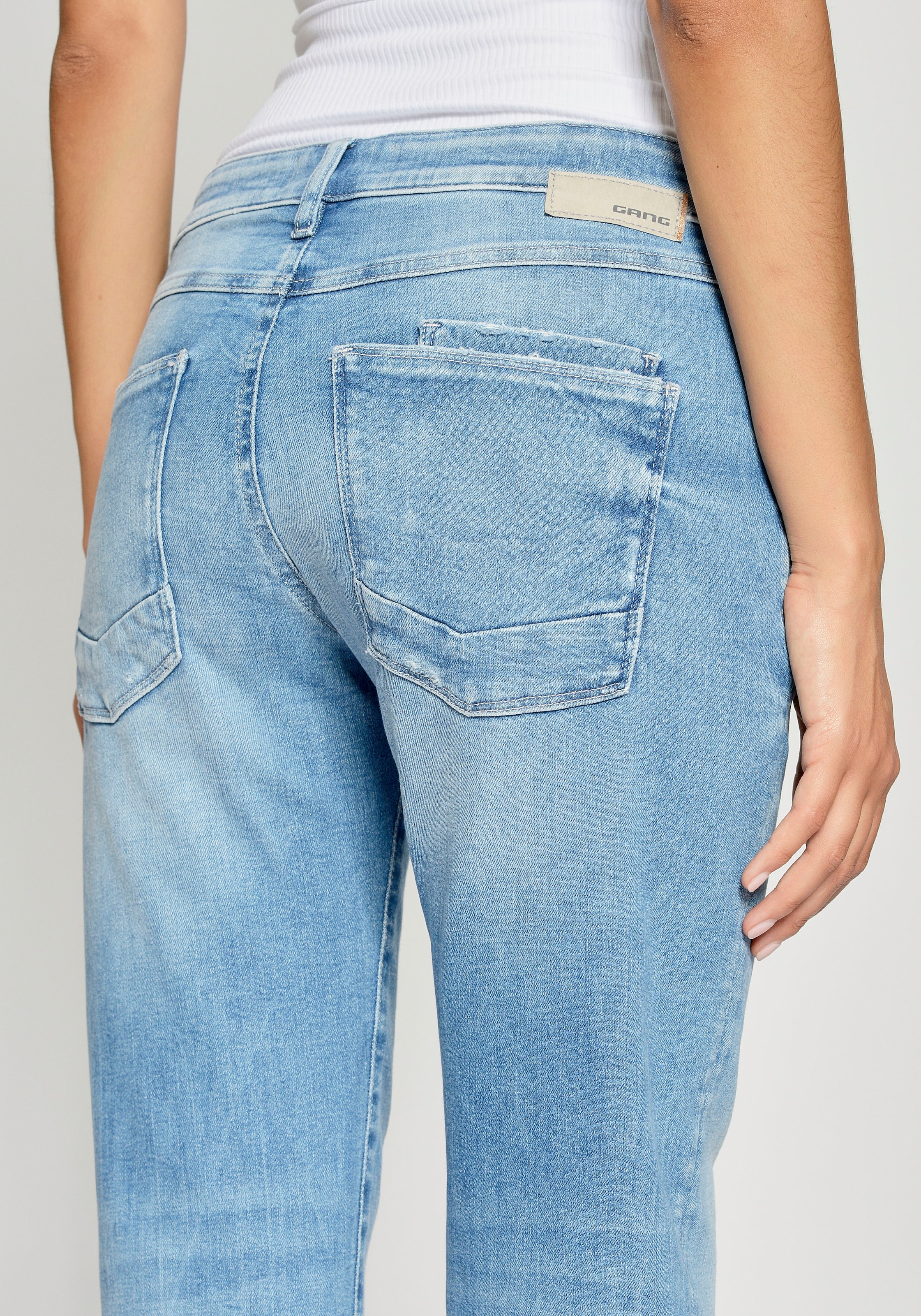 GANG Boyfriend-Jeans »94NADIA«, 5-Pocket Style mit Reissverschluss und Knopf